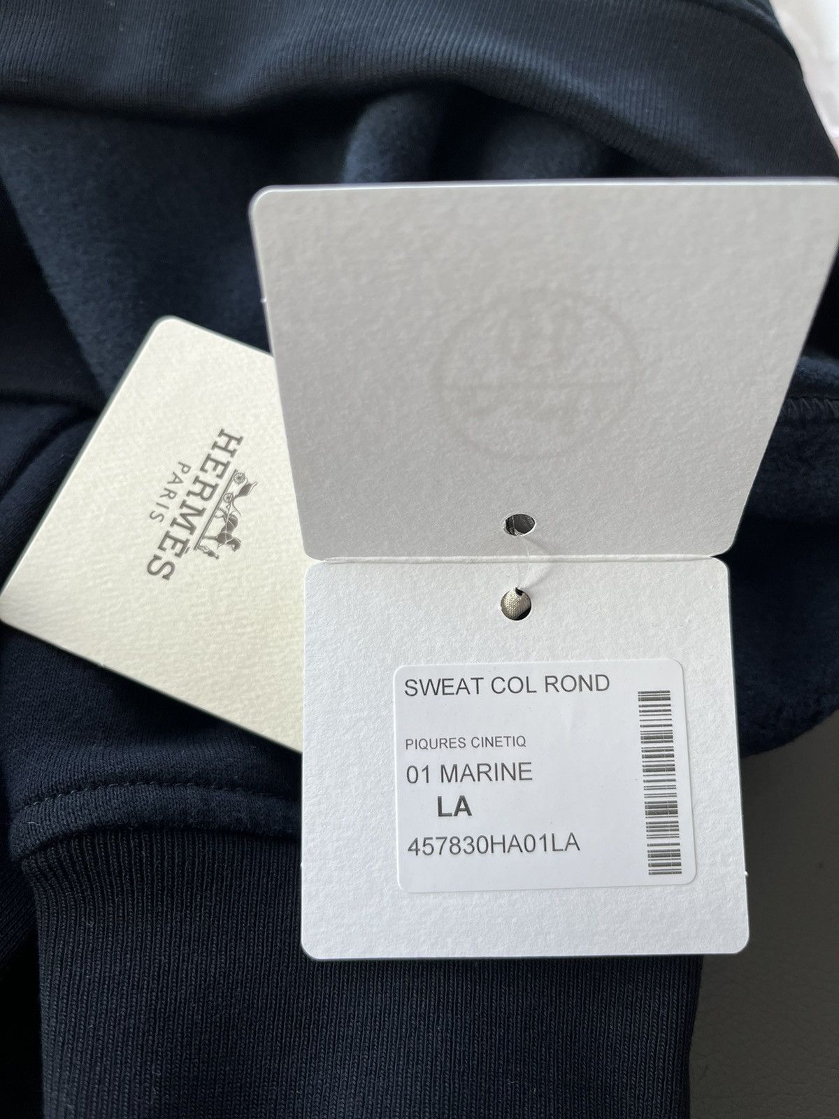 Hermes Hermes Super Runway Brand New Stitching Crewneck Sweatshirt Size US L / EU 52-54 / 3 - 11 Thumbnail