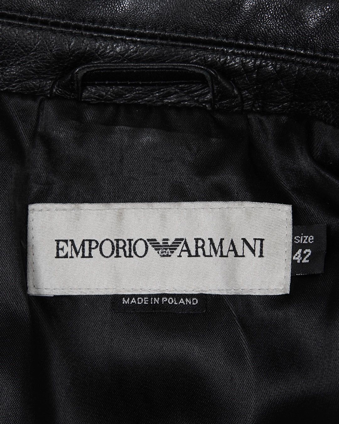 Emporio Armani Emporio Armani Leather Blazer Size M / US 6-8 / IT 42-44 - 7 Thumbnail