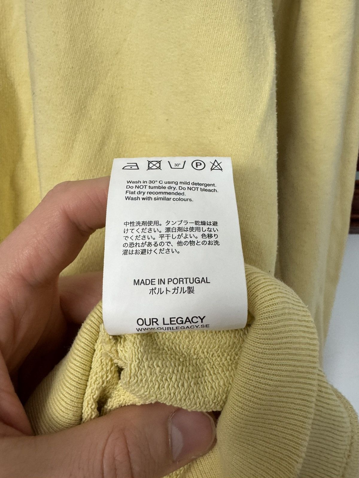 Our Legacy Our Legacy Crewneck High Quality Basic Casual Sun Yellow Size US M / EU 48-50 / 2 - 5 Thumbnail