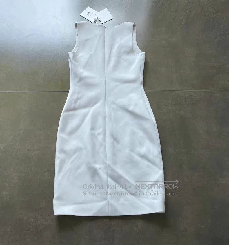 The Row The Row Lime White Dress Size L / US 10 / IT 46 - 4 Thumbnail