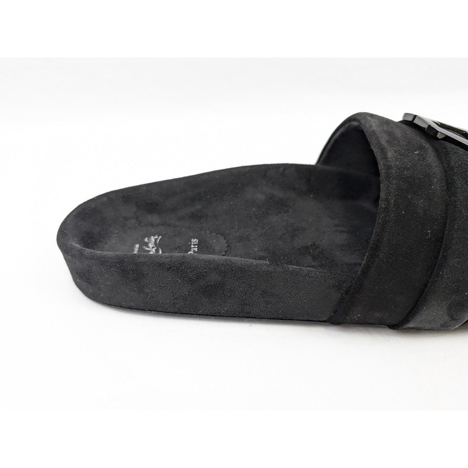 Christian Louboutin o1rshd1 Crosta Varsimule Bizz Flat in Black Size US 13 / EU 46 - 5 Thumbnail