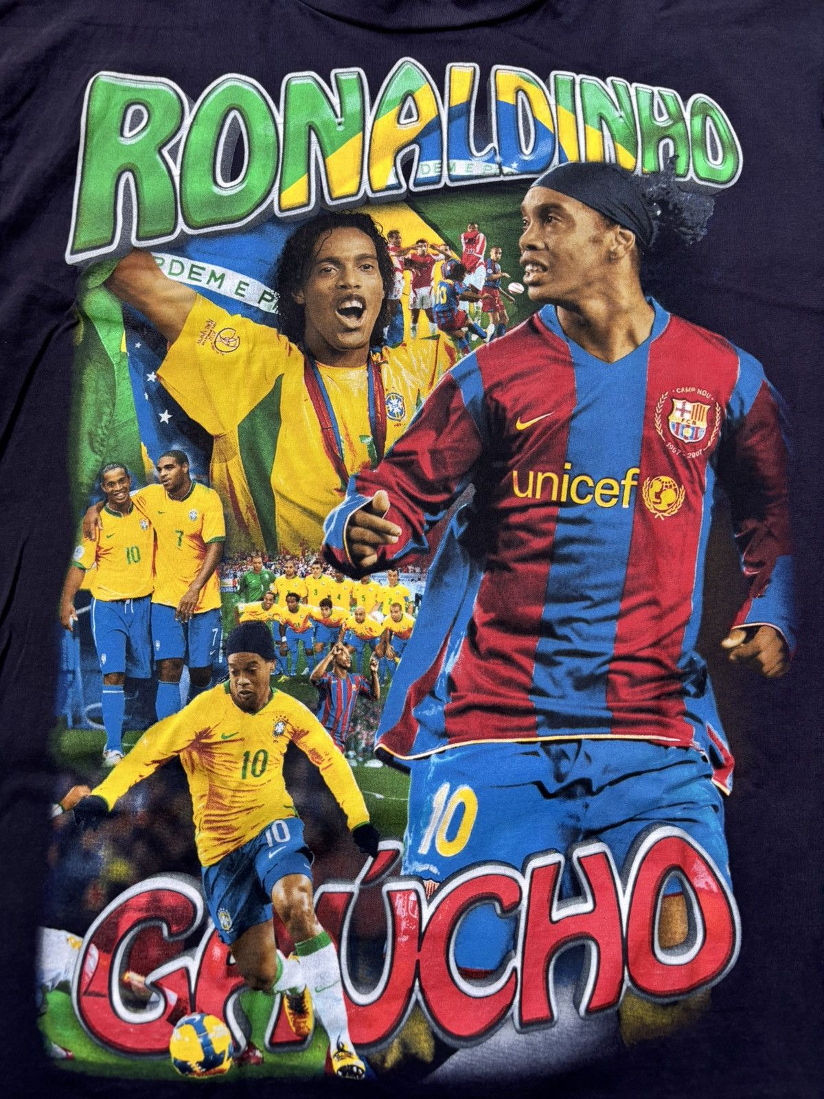 Rap Tees × Vintage Marino morwood Ronaldinho rap tees Size US L / EU 52-54 / 3 - 5 Thumbnail