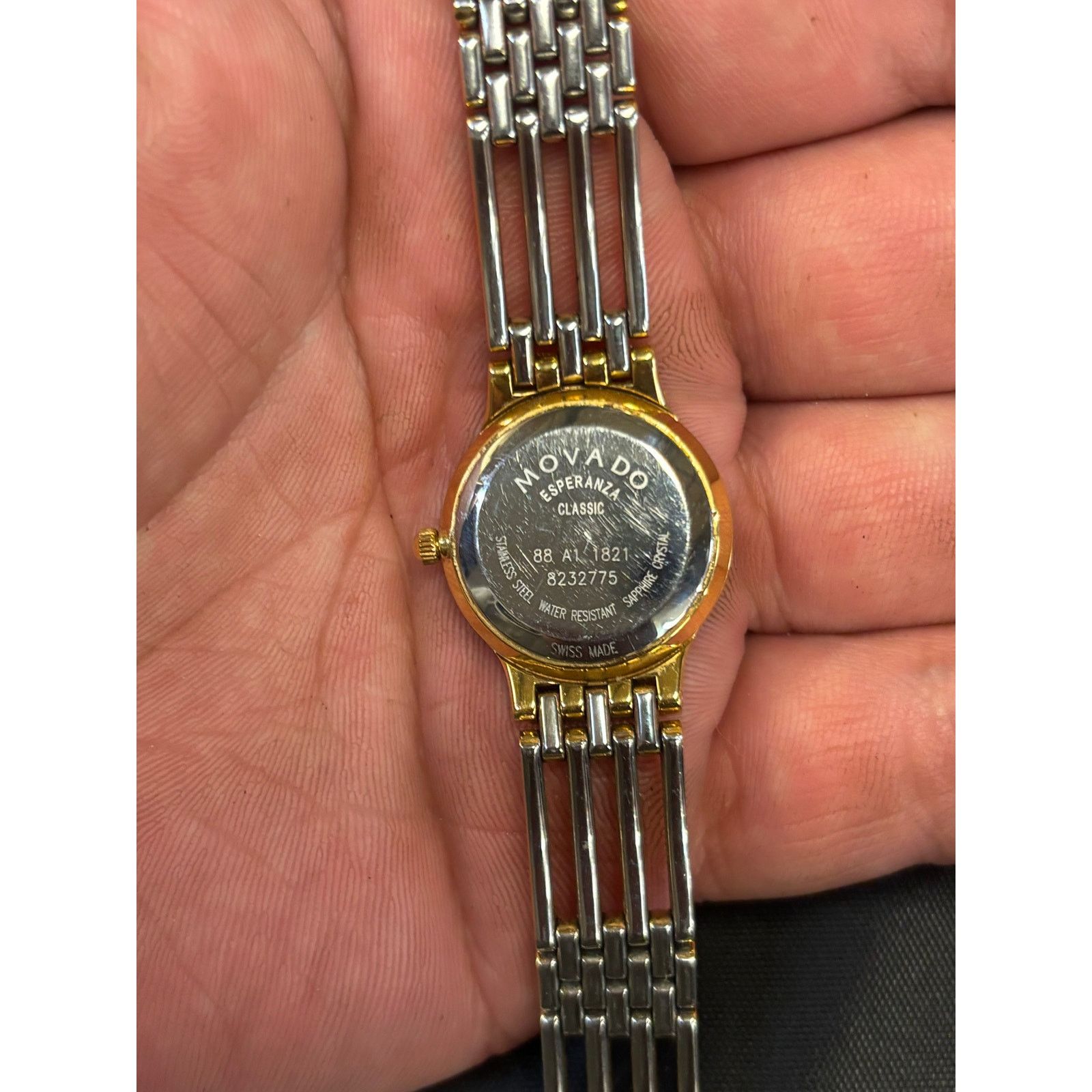 Movado Movado Esperanza Classic 88 A1 1821 GoldTone Women’s Watch! Size ONE SIZE - 8 Thumbnail