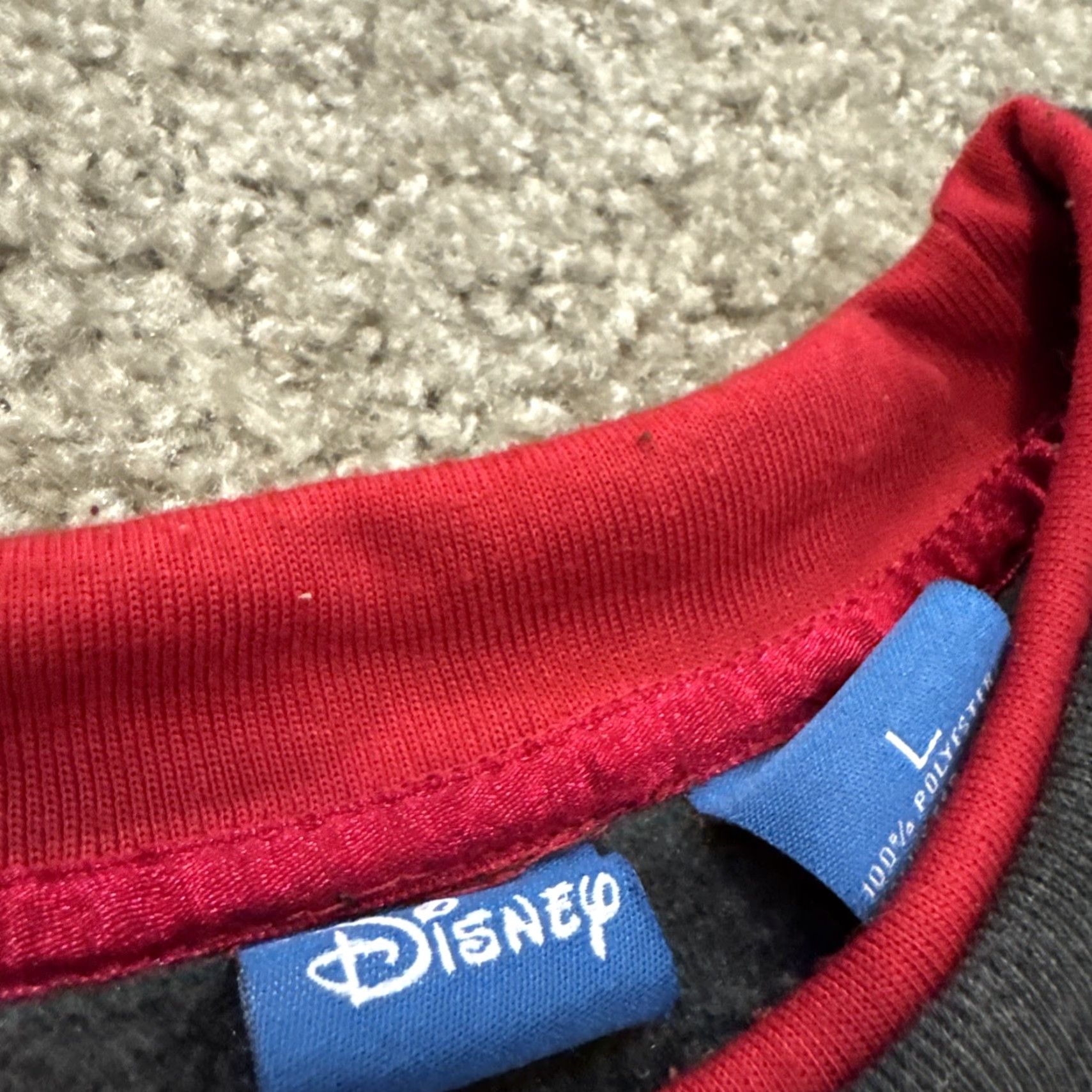 Disney VINTAGE 90s Mickey Mouse Embroidered Gray Fleece Disney Crewneck Sweatshirt L Womens Size L / US 10 / IT 46 - 4 Thumbnail
