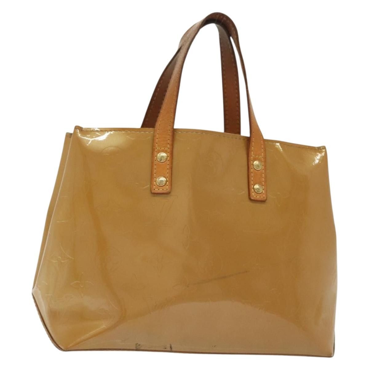 Louis Vuitton LOUIS VUITTON Monogram Vernis Reade PM Hand Bag Noisette Size ONE SIZE - 1 Thumbnail