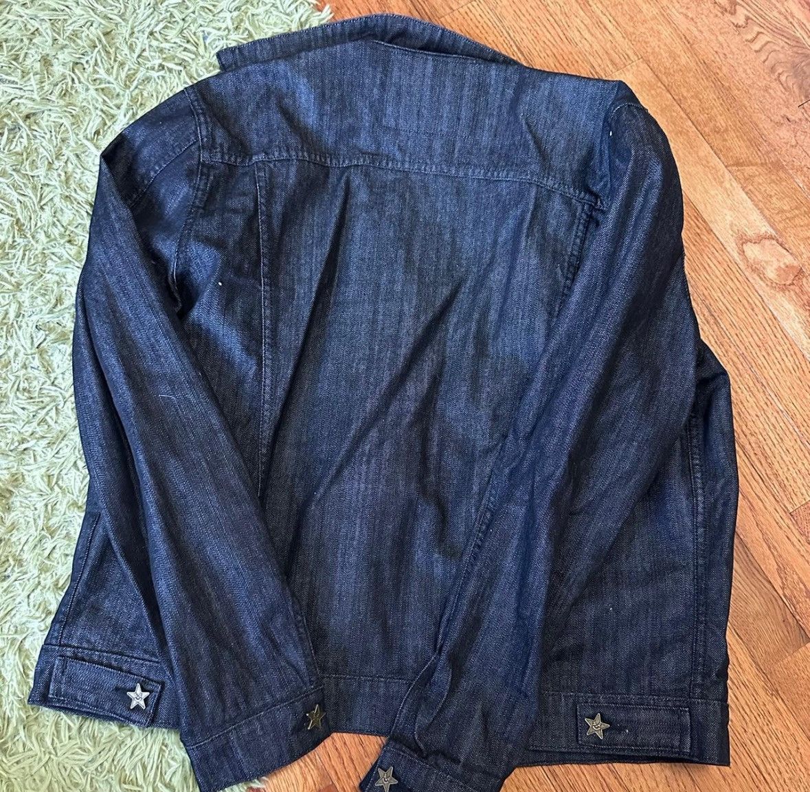 Asspizza 2022 ASSPIZZA black denim pumpkin face jacket Size US L / EU 52-54 / 3 - 7 Thumbnail