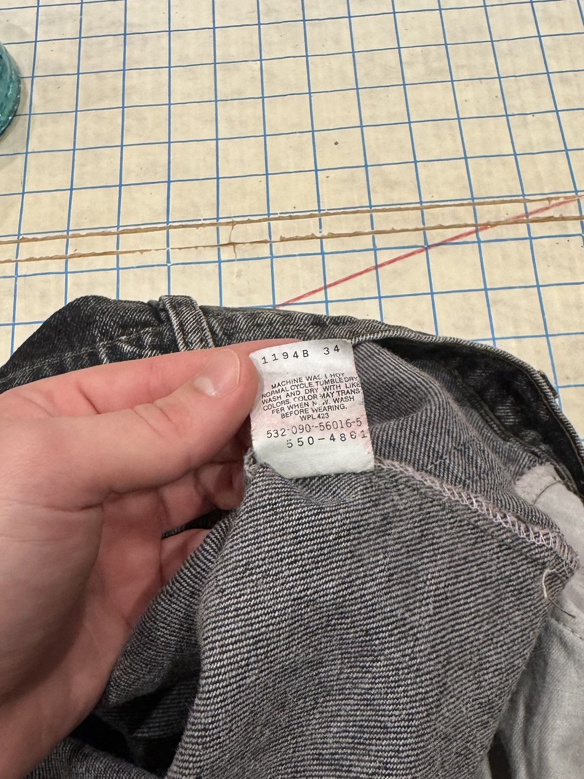 Levi's Levi’s 550 Faded Black Made In USA Denim Jeans 32x30 Size US 32 / EU 48 - 8 Thumbnail