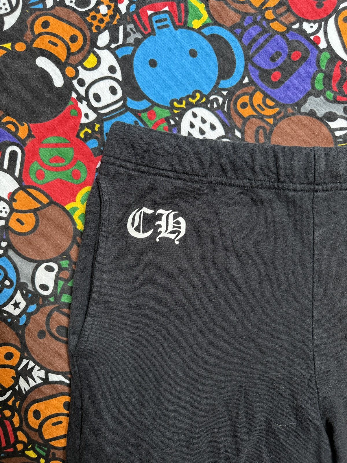 Chrome Hearts Chrome Hearts Black Cross Logo Sweatpants Size US 31 - 4 Thumbnail