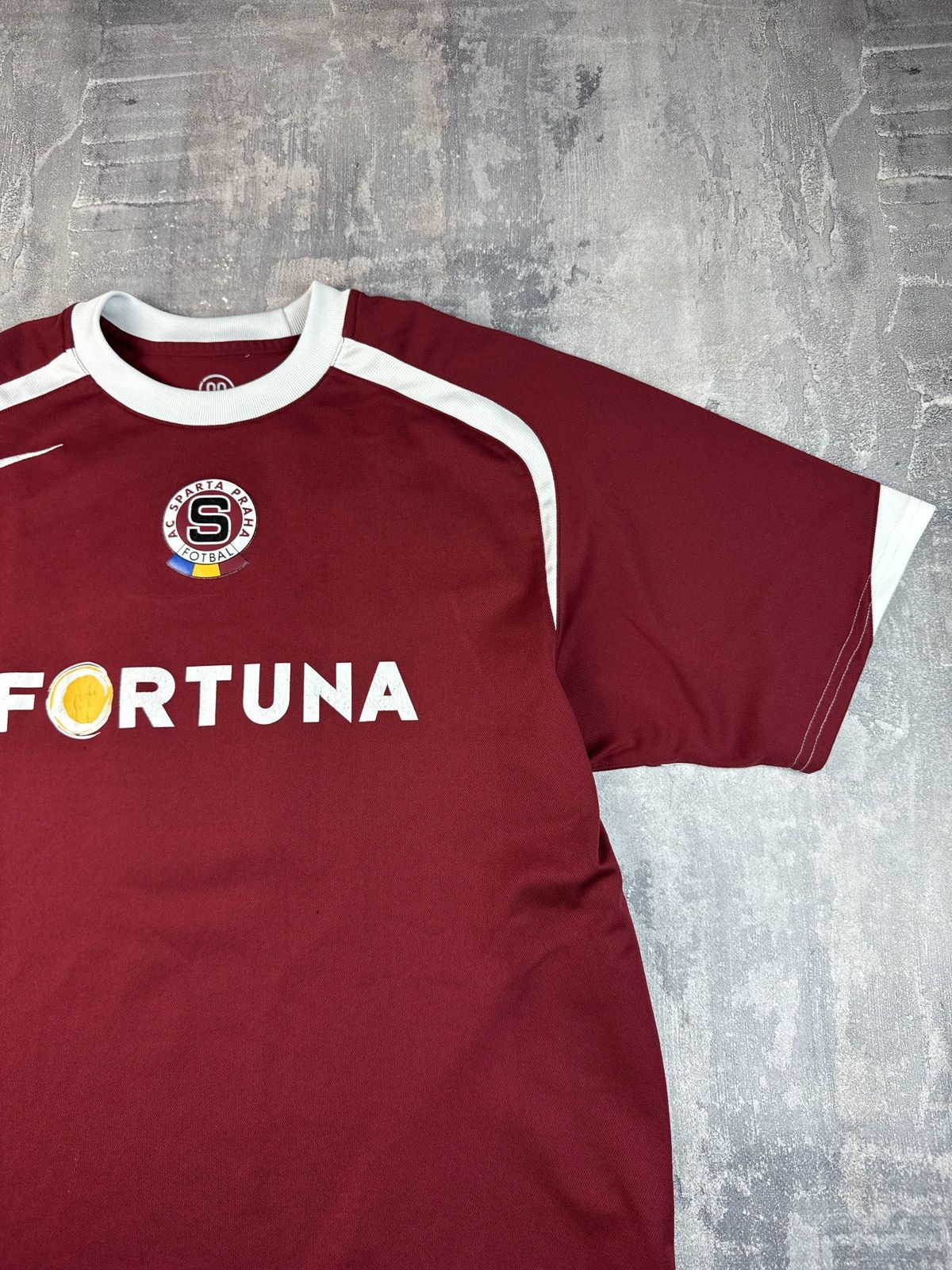 Nike AS Sparta Praha Prague 2005 Poborsky Football Soccer Jersey Size US XL / EU 56 / 4 - 3 Thumbnail