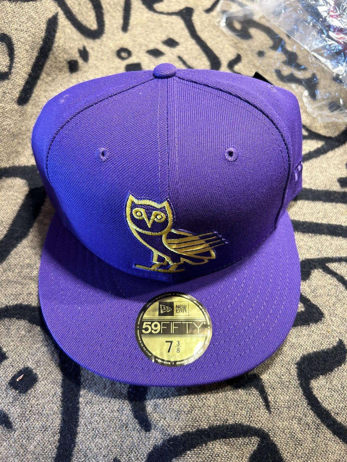 NBA × New Era × October's Very Own OVO x Los Angeles Lakers x New Era Fitted Size ONE SIZE - 3 Thumbnail