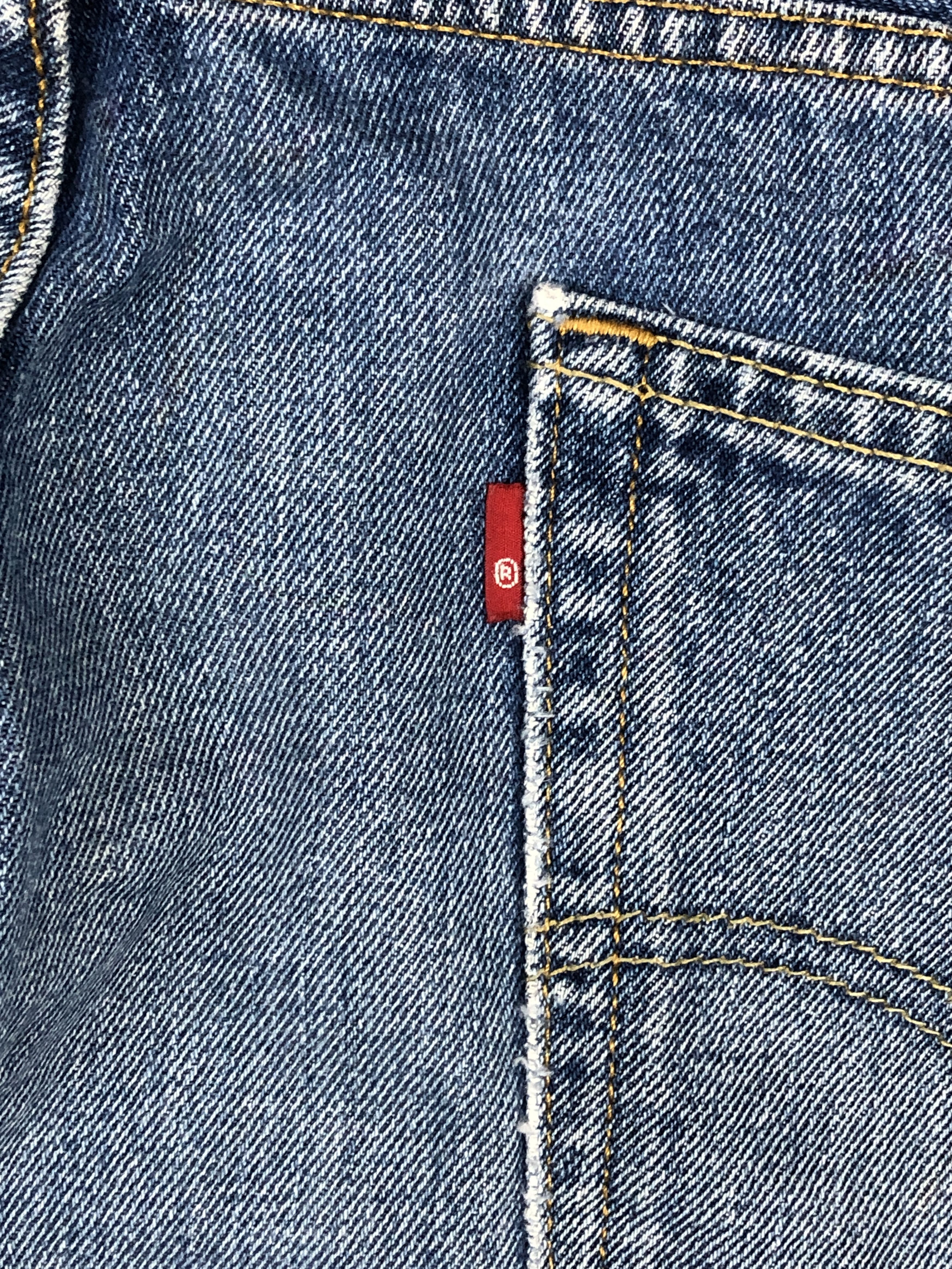 Levi's Vintage Levi's 505 Distressed Faded Blue Jeans DP2237 Size US 41 - 6 Thumbnail