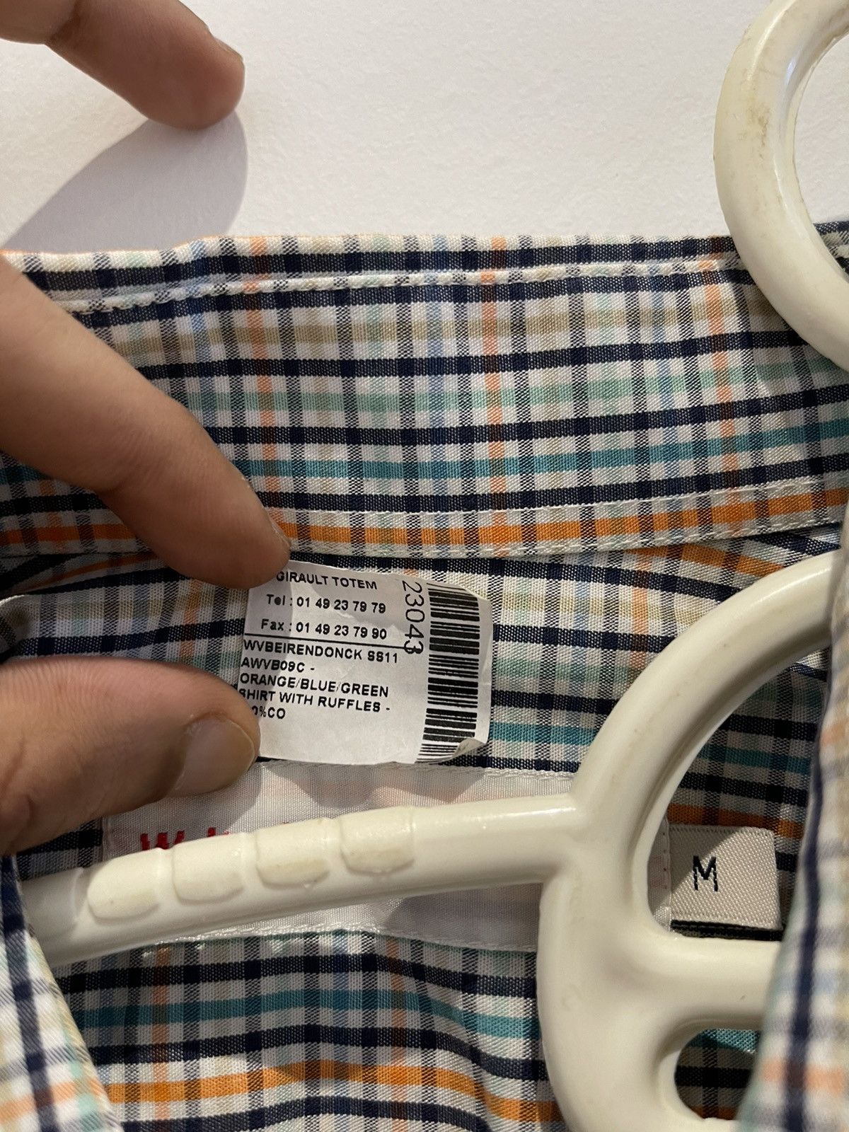 Walter Van Beirendonck Walter Van Beirendonck SS11 Stripes Shirt With Ruffles Size US M / EU 48-50 / 2 - 9 Thumbnail