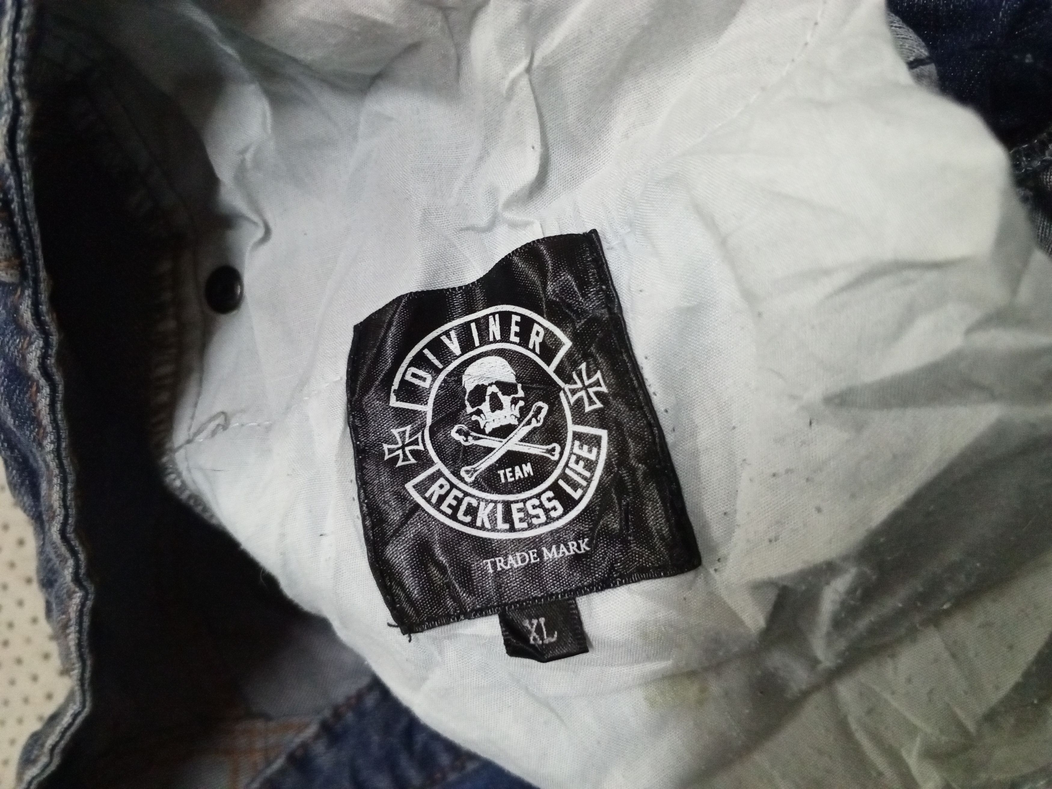 Japanese Brand × Jean DIVINER RECKLESS LIFE DENIM JEANS Size US 33 - 13 Thumbnail