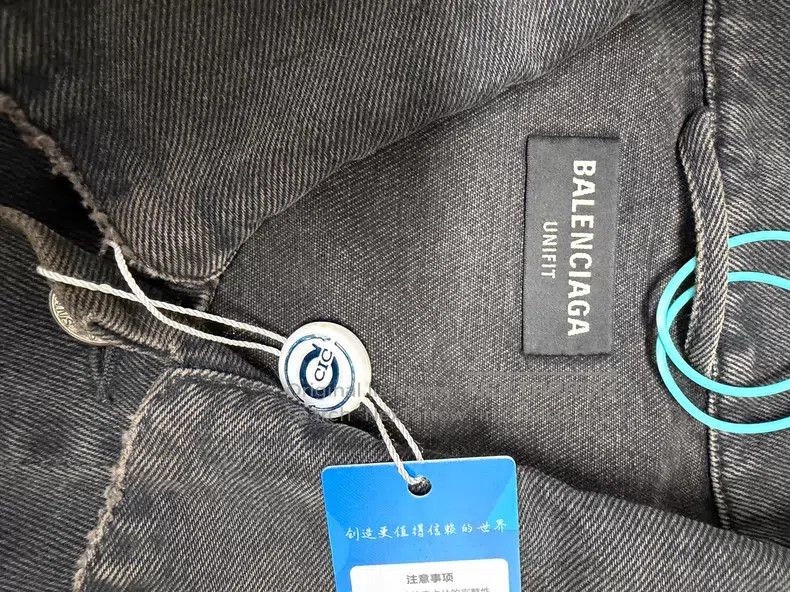 Balenciaga Balenciaga Double B graffiti letter Logo water-washed deni Size US XS / EU 42 / 0 - 5 Thumbnail
