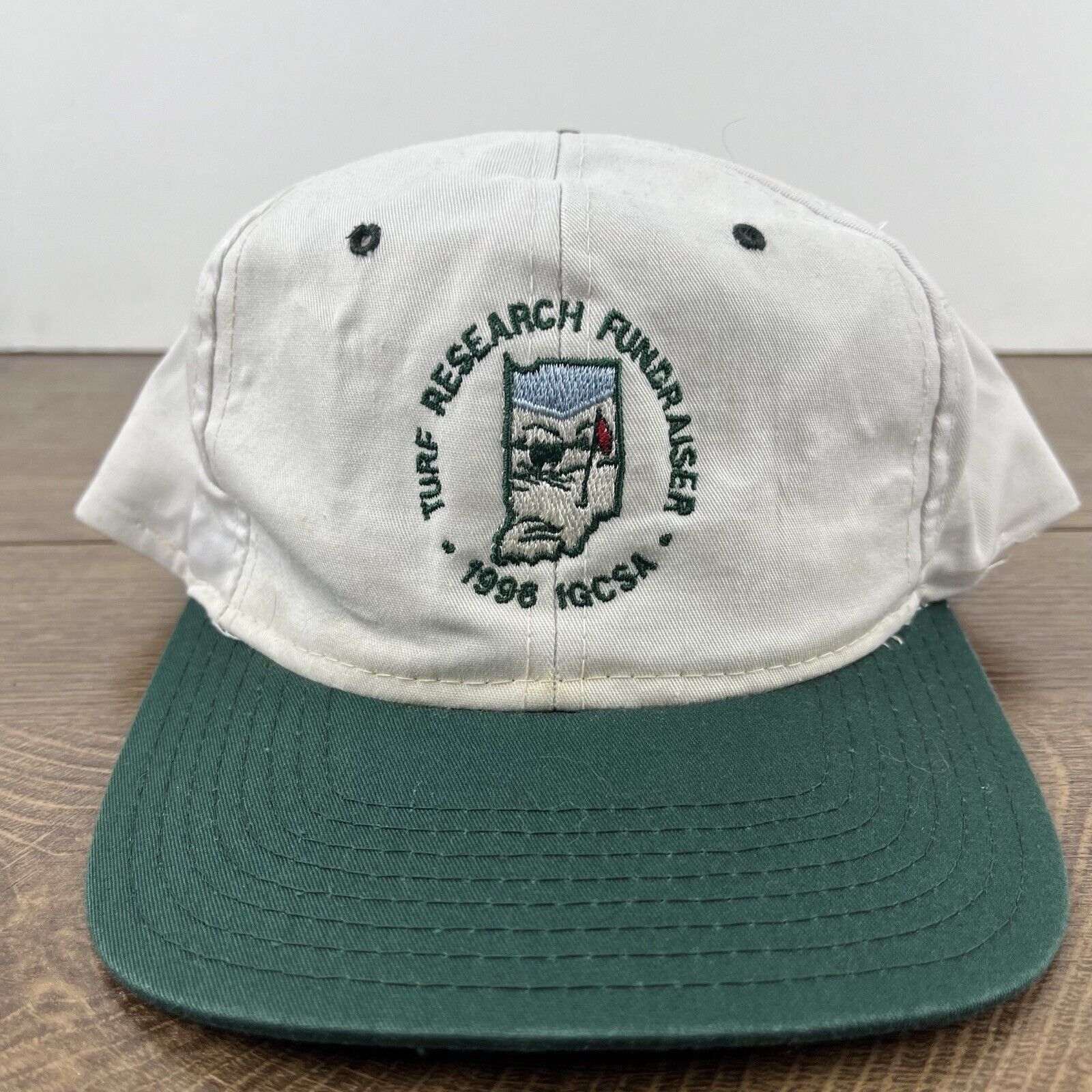 Other Turf Research Fundraiser Hat IGCSA White Adjustable Hat Whit Size ONE SIZE - 6 Thumbnail
