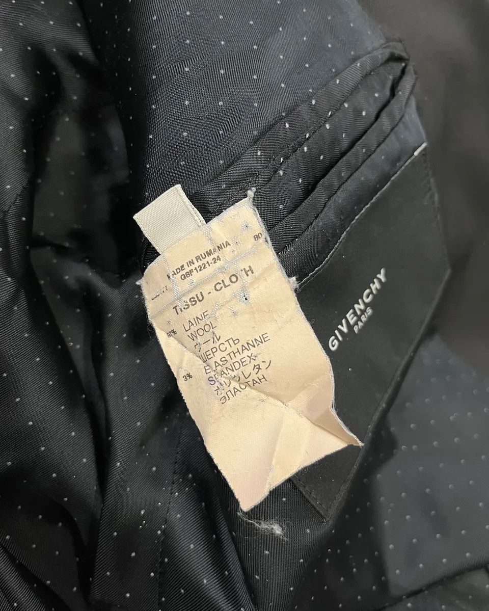 Givenchy 2000s Givenchy Black Wool Classy Blazer Jacket Size US M / EU 48-50 / 2 - 10 Thumbnail