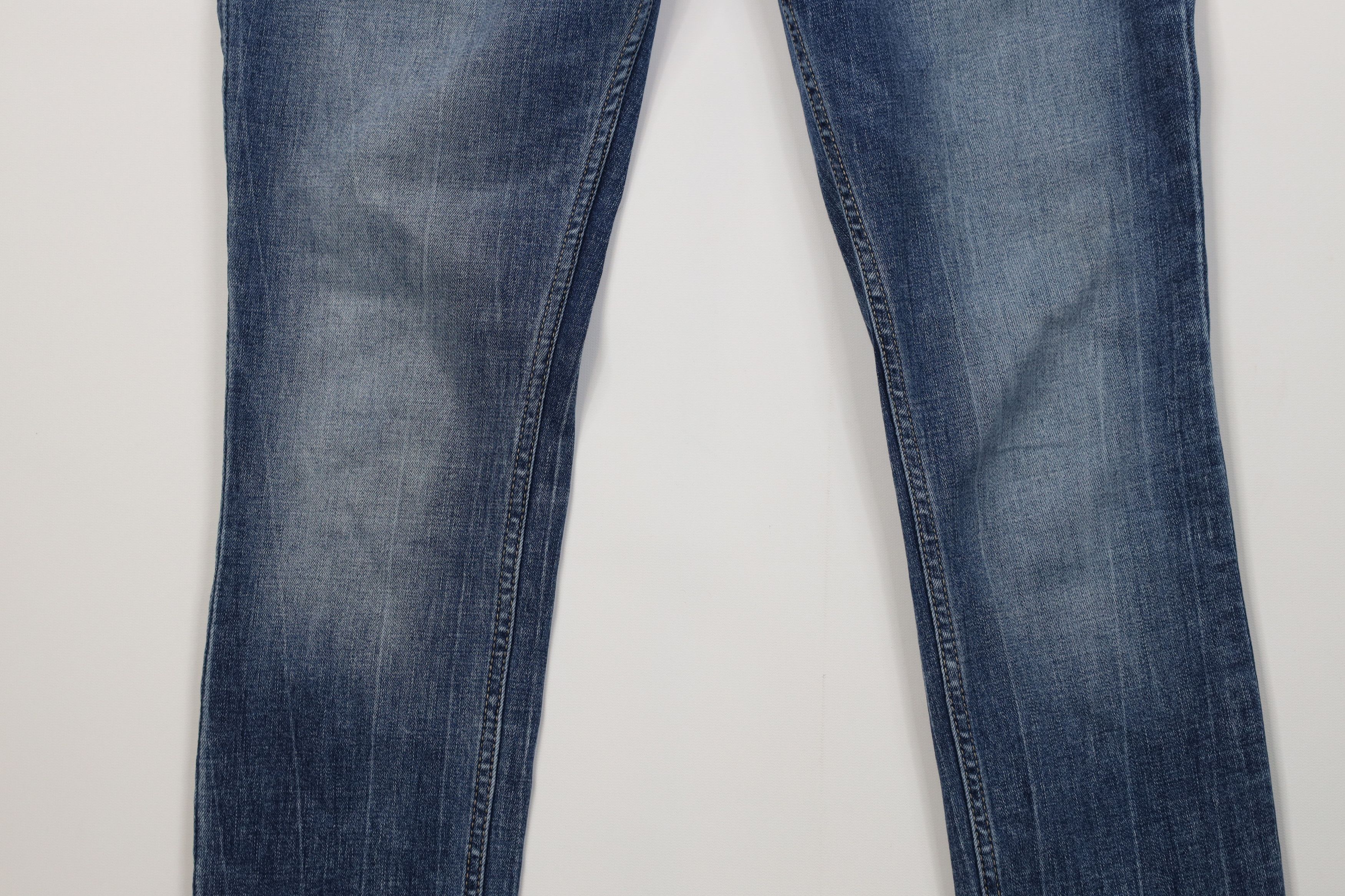 Vintage Buckle BKE Stella Slim Fit Low Rise Skinny Leg Jeans Blue Size 33" - 3 Thumbnail