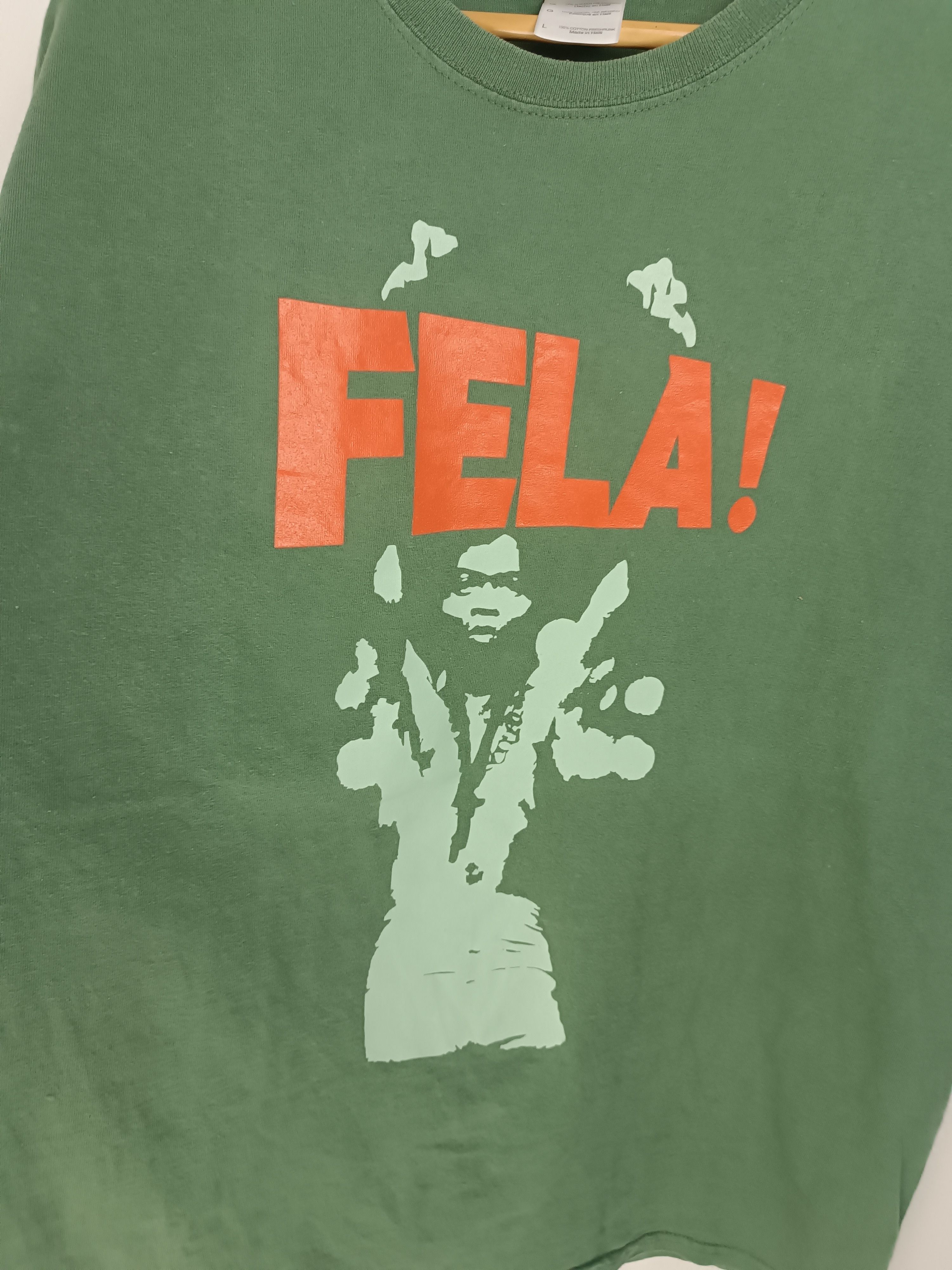 Rap Tees VINTAGE Y2K FELA ANIKLAPO OG AFROBEAT hendrix rage tupac Size US L / EU 52-54 / 3 - 11 Thumbnail