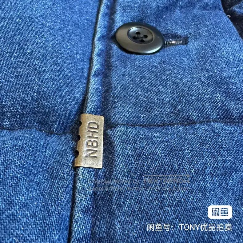 Neighborhood Neighborhood Indigo Dyed Down Jacket Size US M / EU 48-50 / 2 - 5 Thumbnail