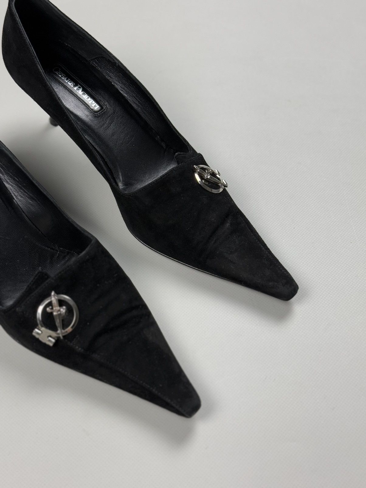 Paciotti Cesare Paciotti Dagger Suede Ladies Heels Size 39 / US 8 Size US 8 / IT 38 - 4 Thumbnail