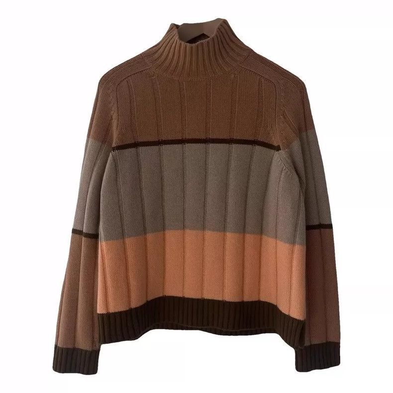 Loro Piana Loro Piana Women's Striped Cashmere Sweater Size US S / EU 44-46 / 1 - 1 Thumbnail