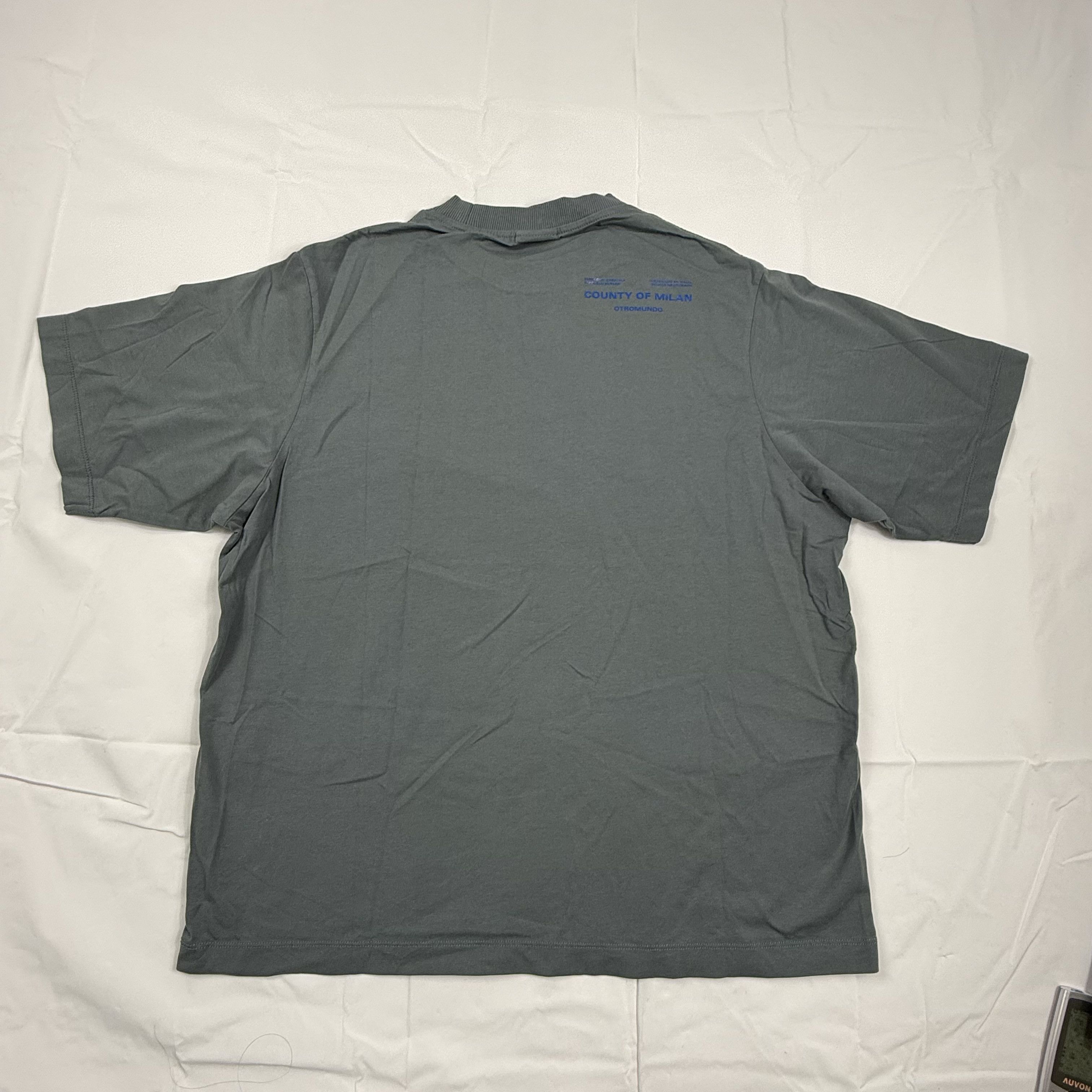 Marcelo Burlon Marcelo Burlon County of Milan Grey Graphic Shirt Mens Small Size US S / EU 44-46 / 1 - 6 Thumbnail