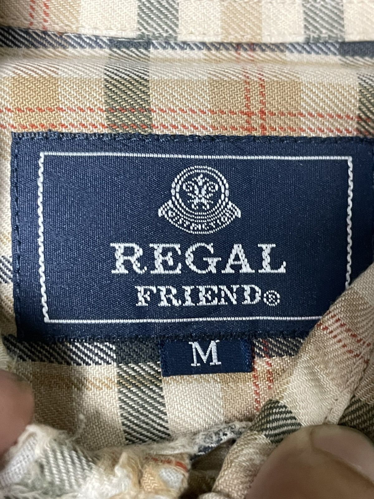 Designer × Japanese Brand × Vintage Regal Friend Button Up Checked Flannel (50) Size US M / EU 48-50 / 2 - 6 Thumbnail