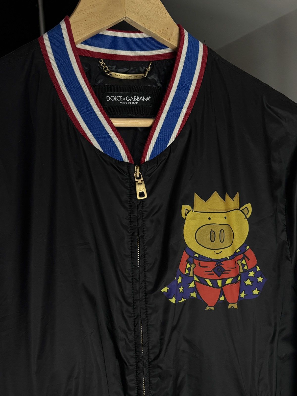 Dolce & Gabbana Dolce & Gabbana Year Of The Pig Rare Bomber Jacket Vintage Size US M / EU 48-50 / 2 - 3 Thumbnail