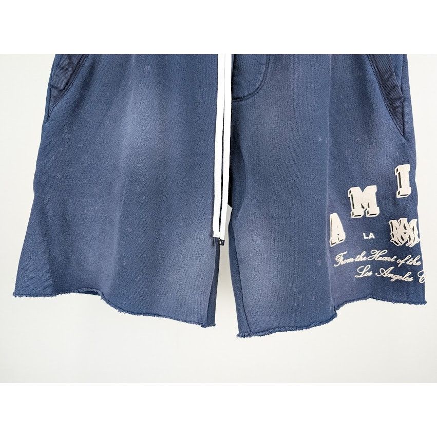 Amiri o1rshd1 Vintage Collegiate Shorts in Blue Size US 30 / EU 46 - 4 Thumbnail