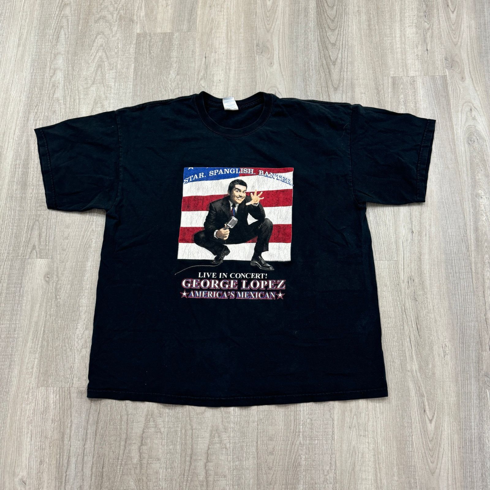 Vintage Vintage George Lopez Shirt Men's XL 2008 America's Mexican Size US XL / EU 56 / 4 - 1 Thumbnail