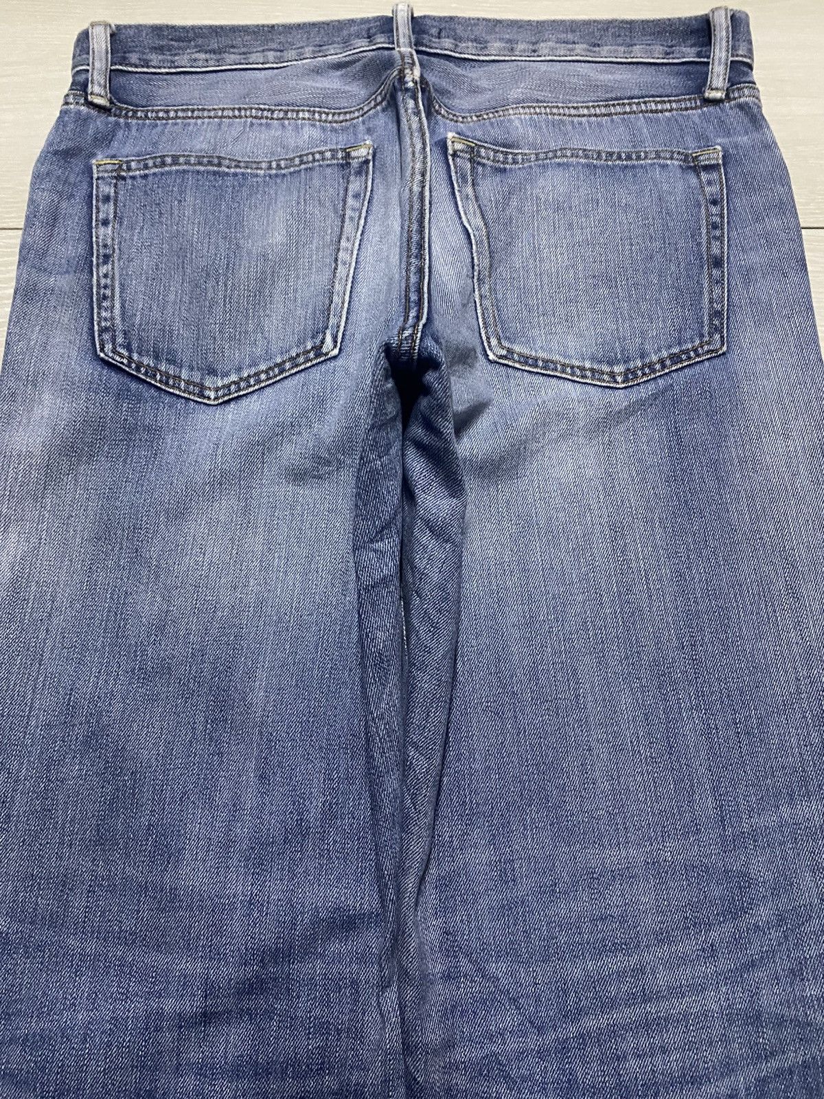 Helmut Lang Vintage Japanese Brand Uniqlo Faded Wash Distressed Jeans Size US 34 / EU 50 - 4 Thumbnail