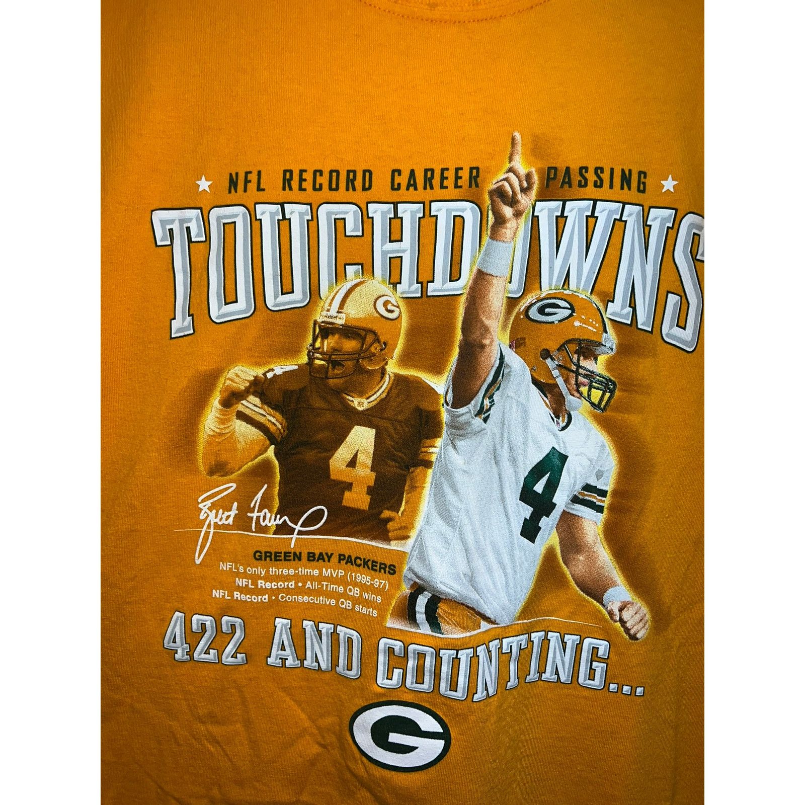 Reebok Vintage Brett Favre Long Sleeve Shirt NFL QB Reebok XL Size US XL / EU 56 / 4 - 2 Thumbnail