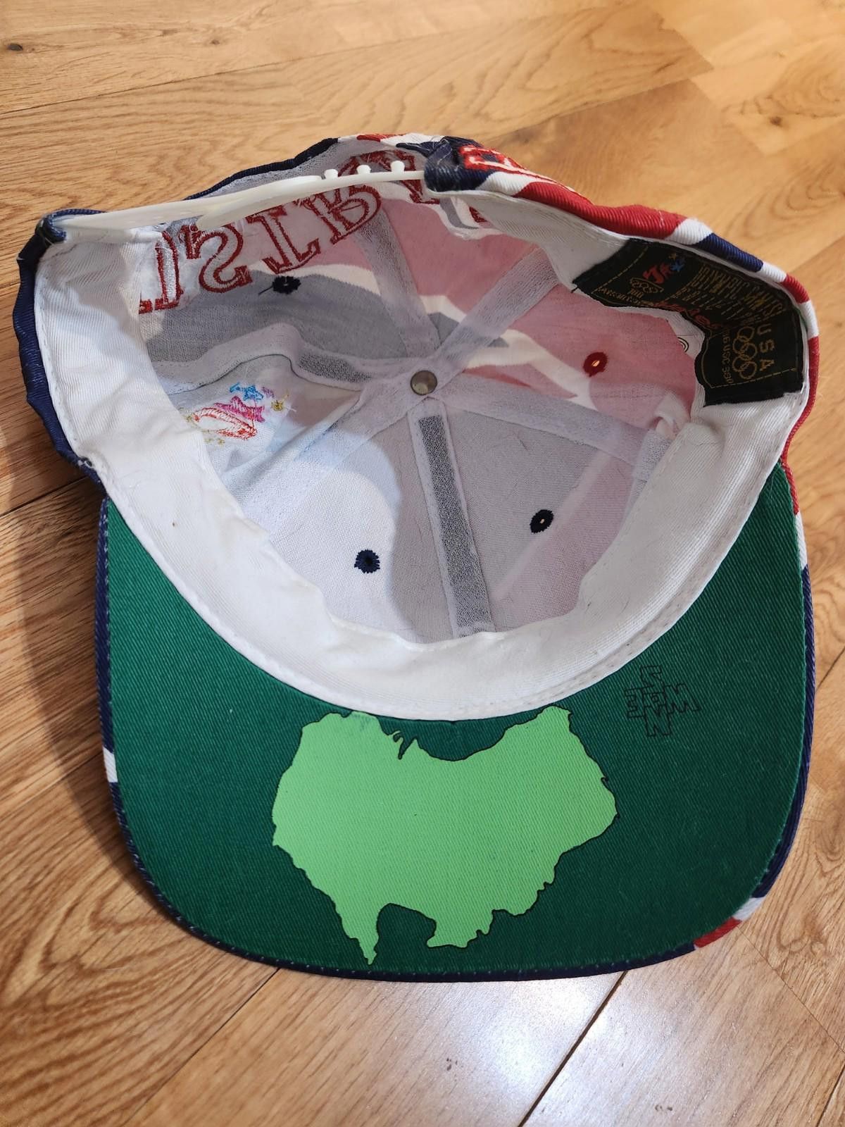 Hanes Australia Hat Cap SnapBack Big Logo Star Flag 1996 Olympics Size ONE SIZE - 3 Thumbnail