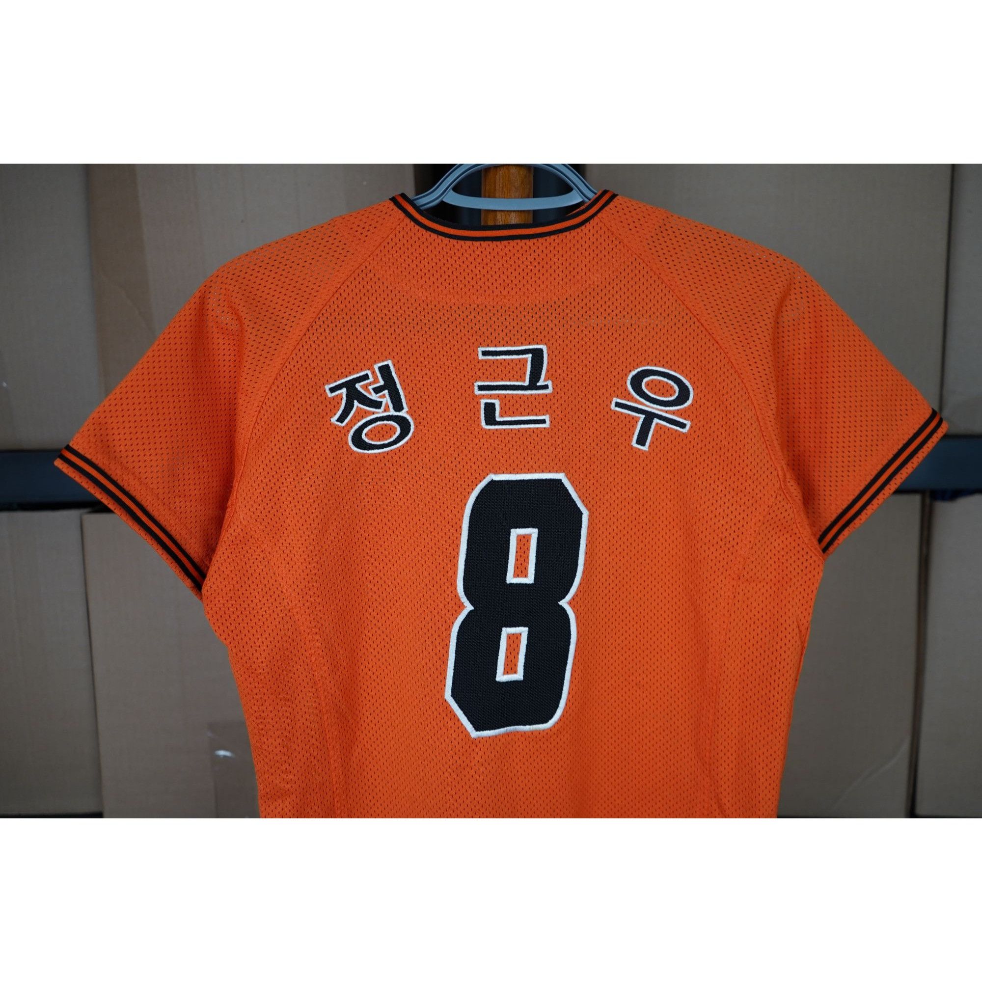 Vintage 90s Hanwha Eagles Orange Baseball Jersey Women's S #401 Size S / US 4 / IT 40 - 6 Thumbnail