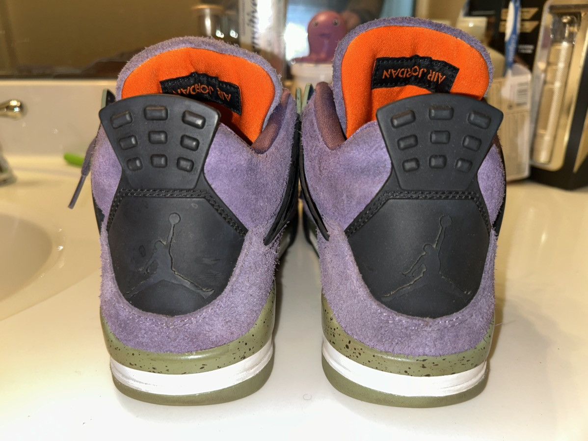 Jordan Brand Wmns Air Jordan 4 Retro ' Canyon Purple ' Size US 8 / EU 41 - 3 Thumbnail