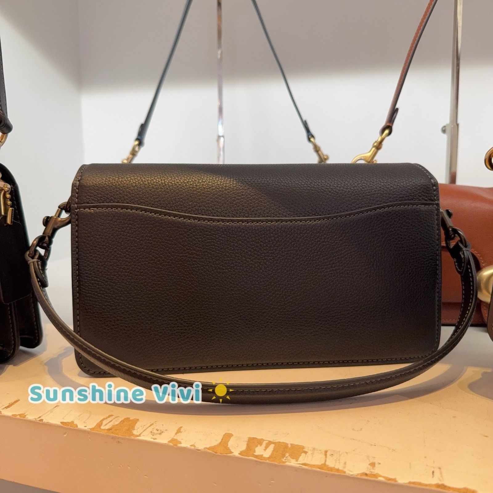 Coach NWT COACH CH857 Tabby Shoulder Bag 26 Pebble Leather Black Size ONE SIZE - 3 Thumbnail