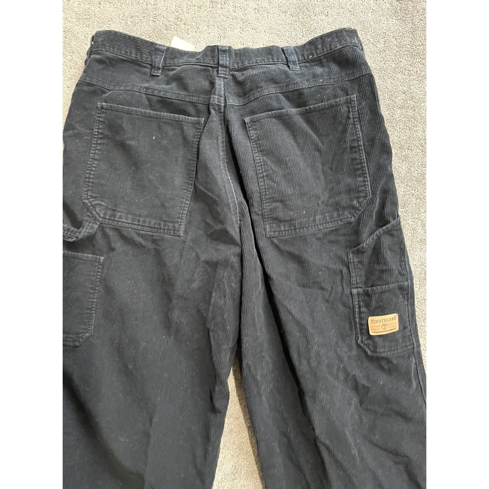 Timberland Vintage Timberland Corduroy Pants Men's W38 x L30 Black Straight Leg 100% Cotton Size US 38 / EU 54 - 4 Thumbnail