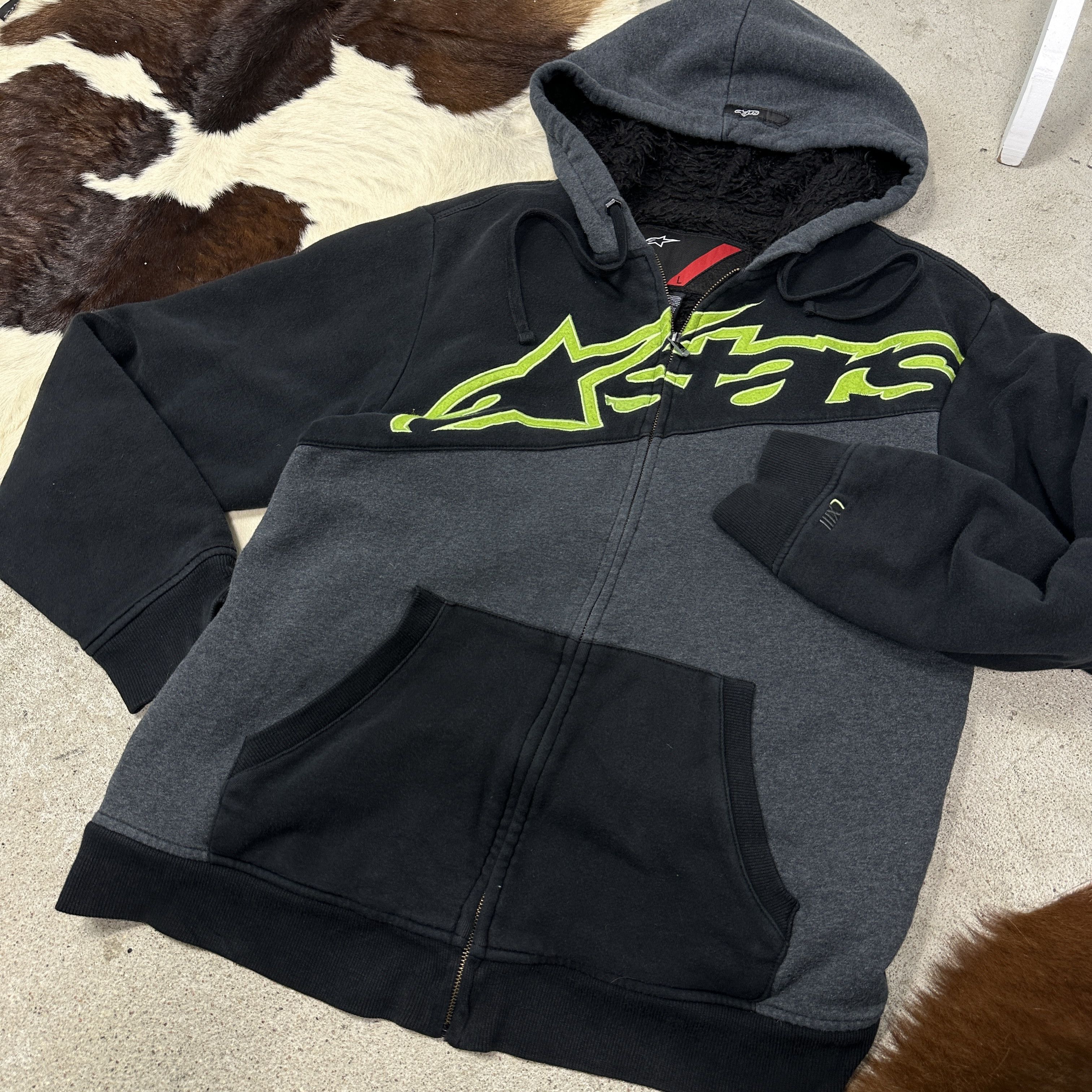 Alpinestars Vintage Gorpcore Racing Fur Alpinestars Sweatshirt Y2K Size US L / EU 52-54 / 3 - 3 Thumbnail