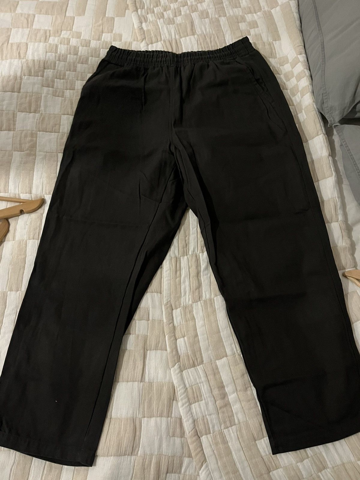 Jackman Jackman Japanese Workwear Stretch Peg-Top Ankle Trousers Size US 33 - 1 Thumbnail