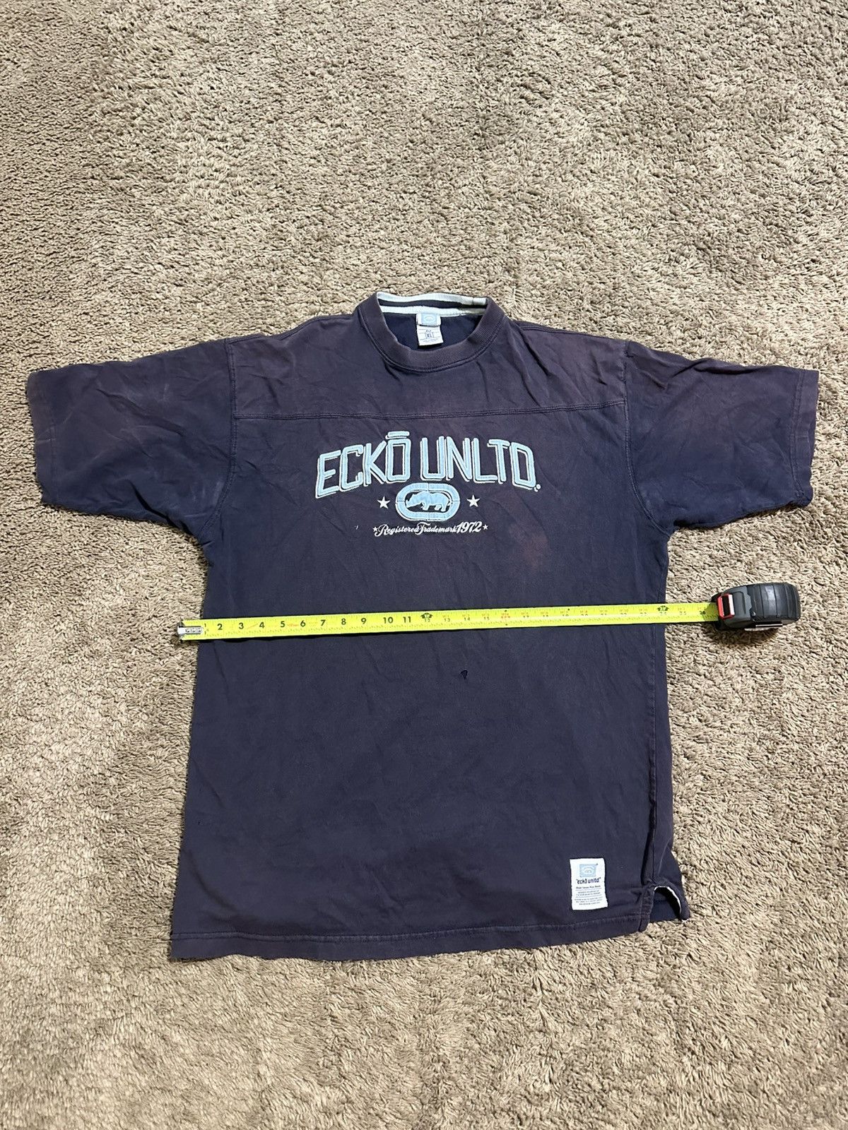 Ecko Unltd. Vintage Ecko Unlimited “triple blue” shirt 00s size xl Size US XL / EU 56 / 4 - 5 Thumbnail