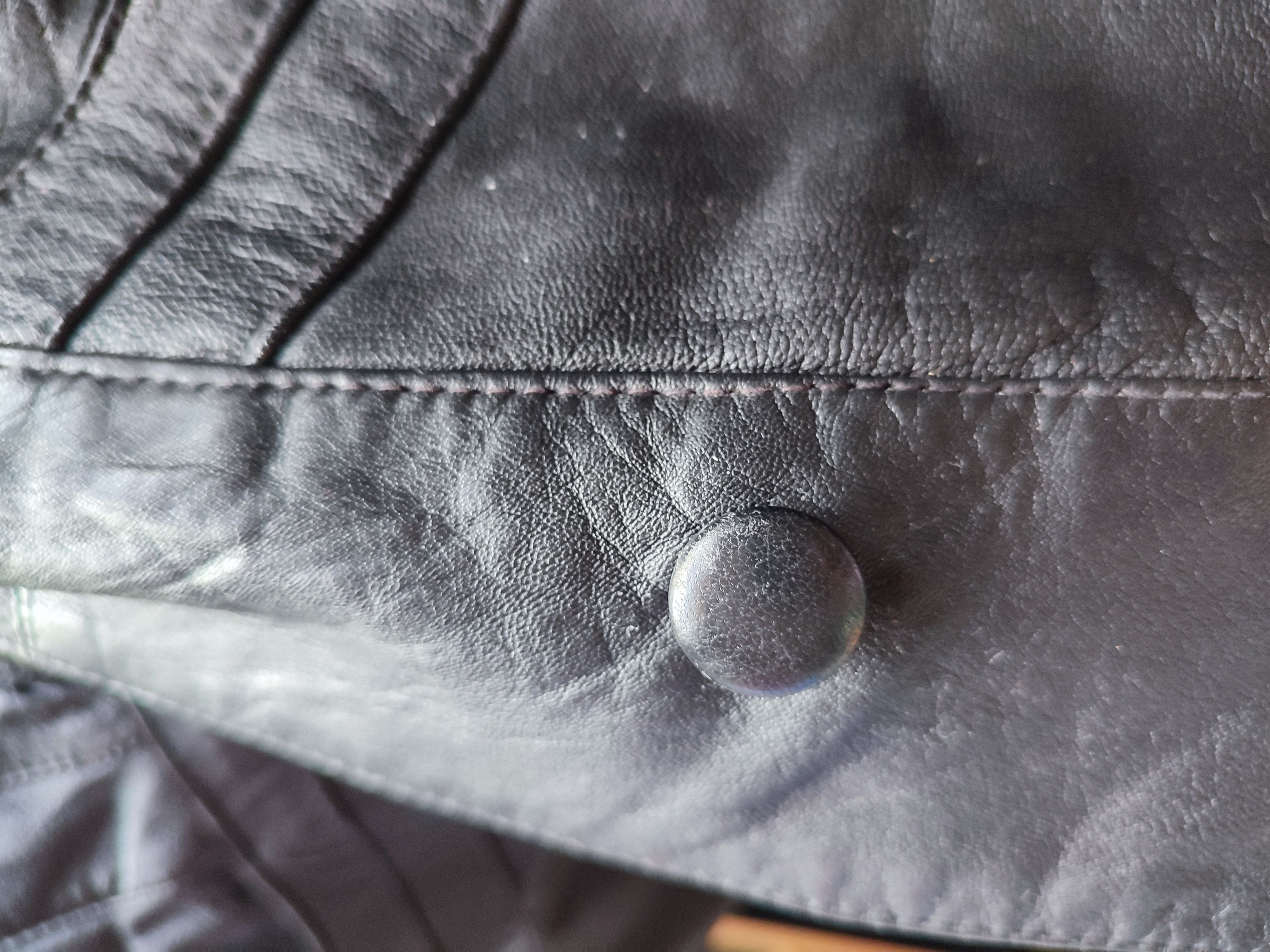 Other Vintage black oversize leather jacket size 40 autumn Size M / US 6-8 / IT 42-44 - 10 Thumbnail