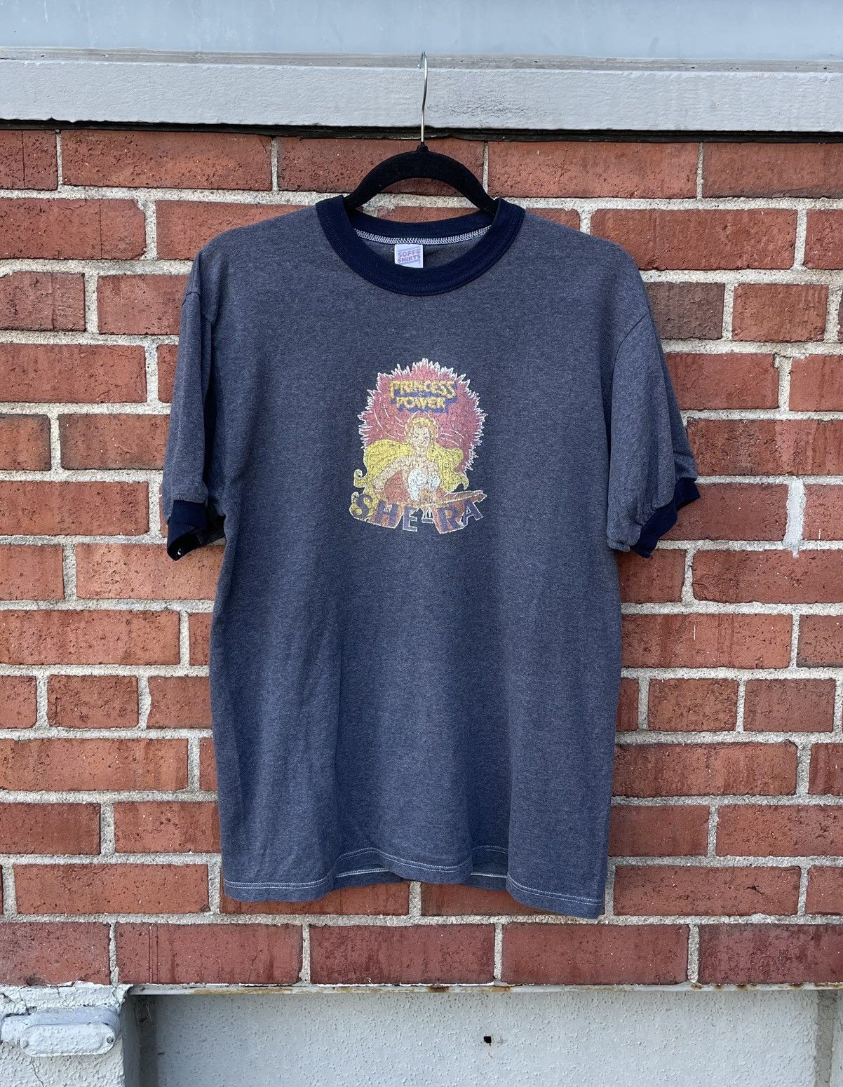 Soffe Rare Vintage 80s Soffe Shirts Princess Of Power She-ra Anime Size US L / EU 52-54 / 3 - 1 Thumbnail