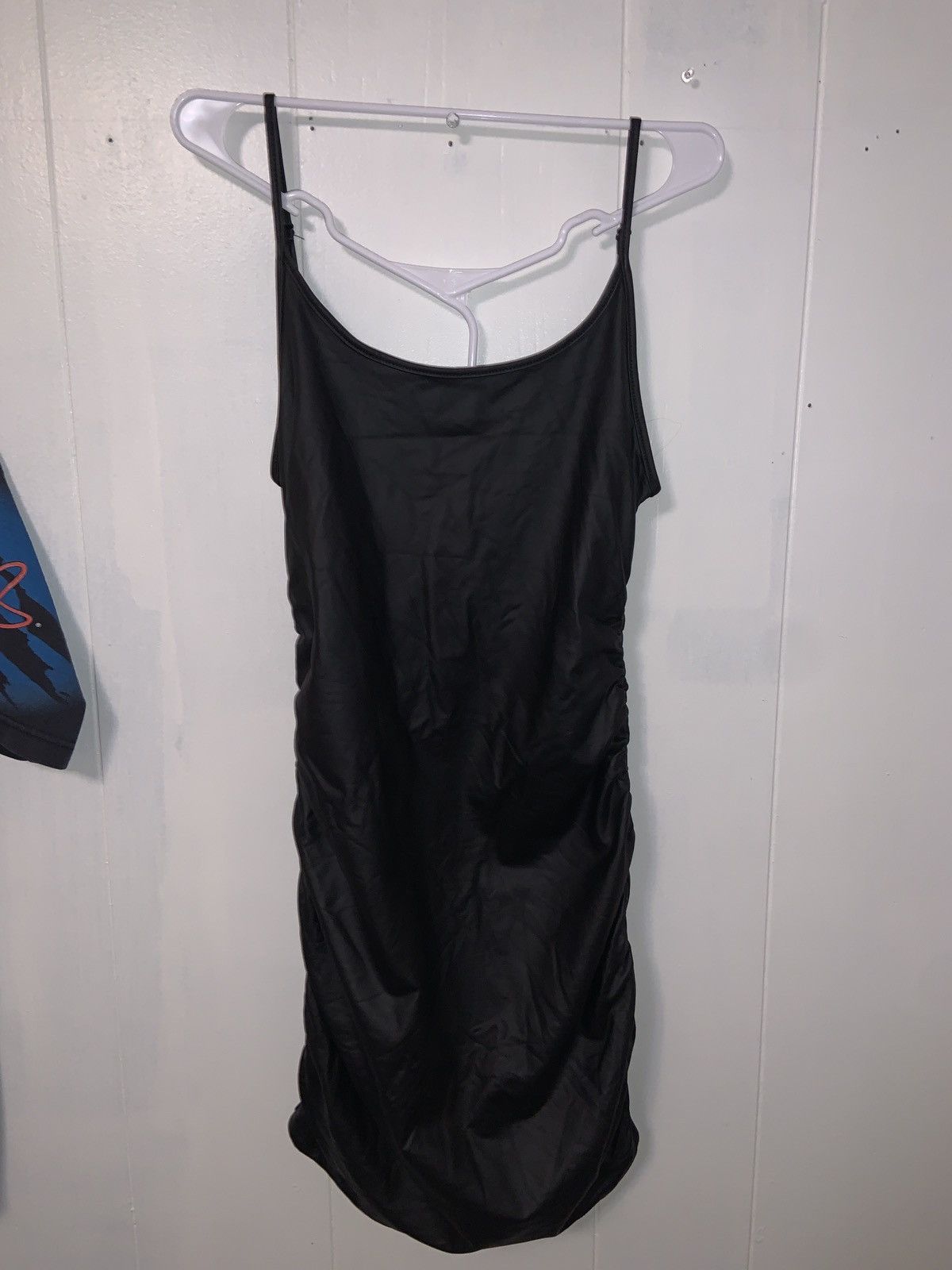 Shein Womens - Black High Stretch Fabric Black Mini Dress - Size L Size L / US 10 / IT 46 - 4 Thumbnail