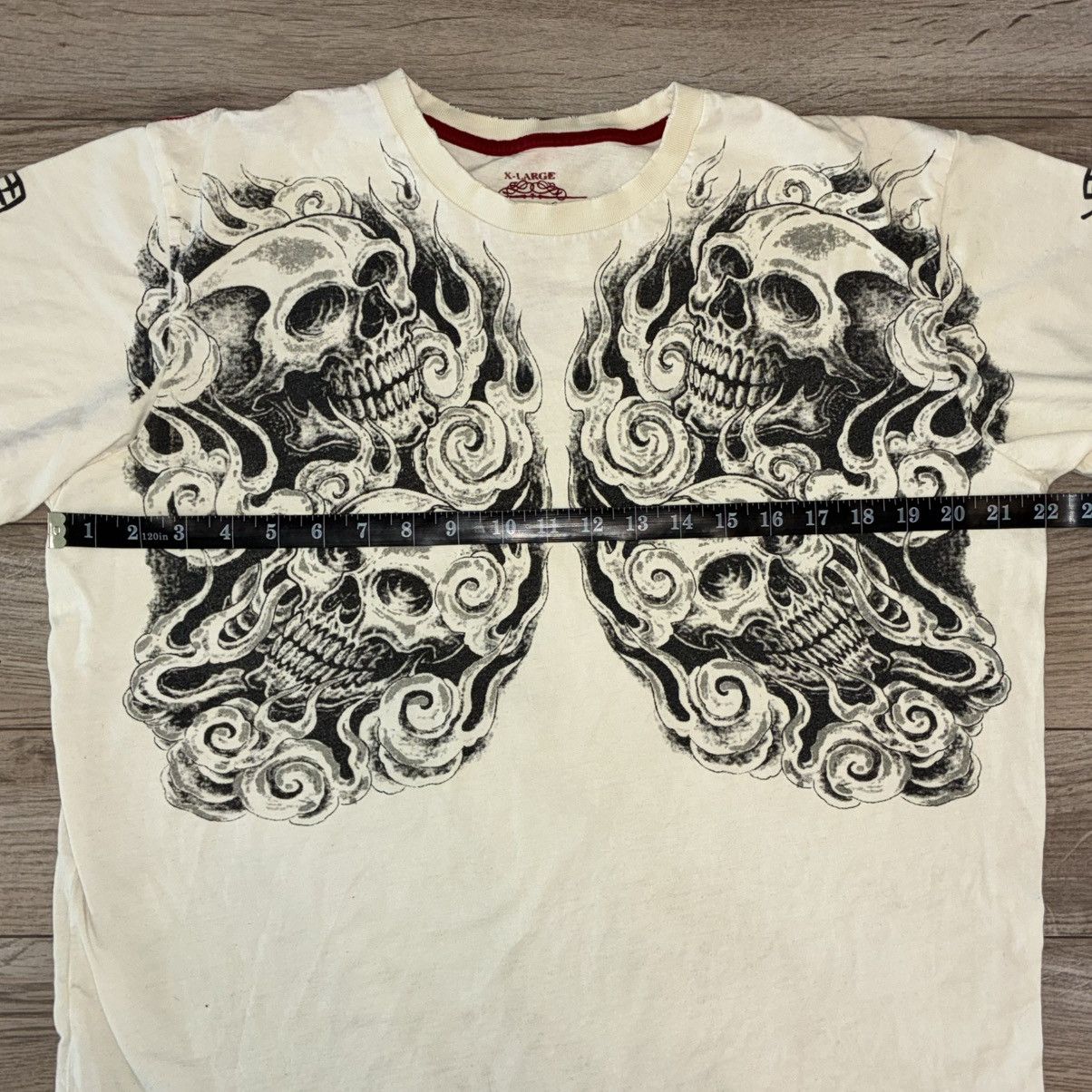 Affliction Affliction white skull tee Size US XL / EU 56 / 4 - 6 Thumbnail