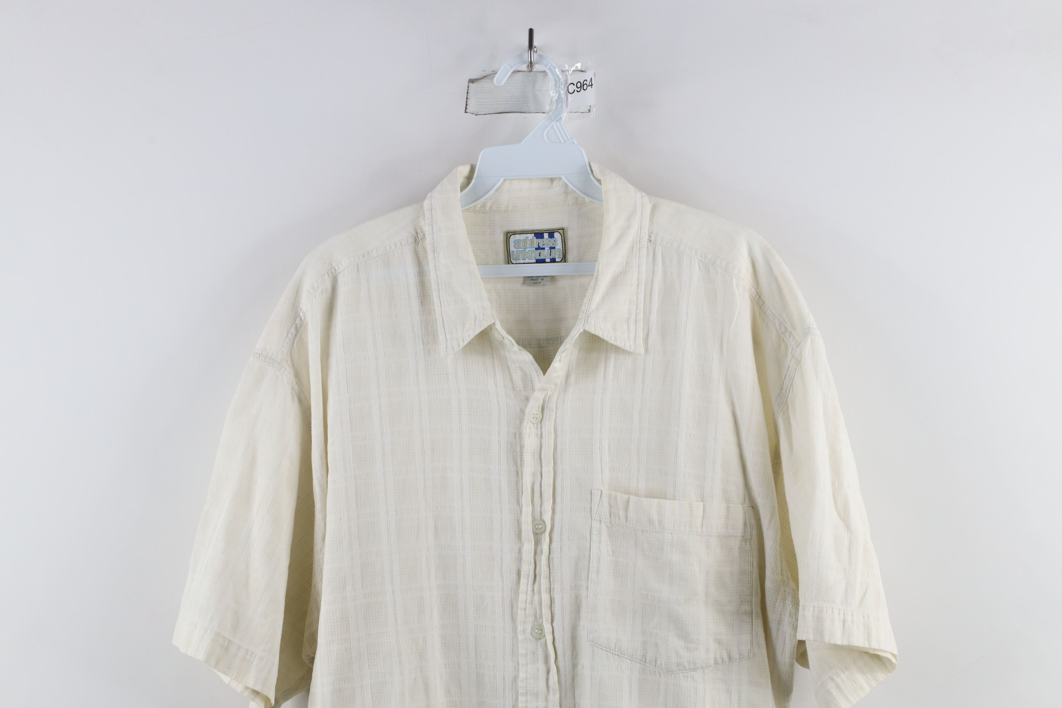 Vintage Vintage 90s Streetwear Short Sleeve Collared Button Shirt Size US XL / EU 56 / 4 - 2 Thumbnail
