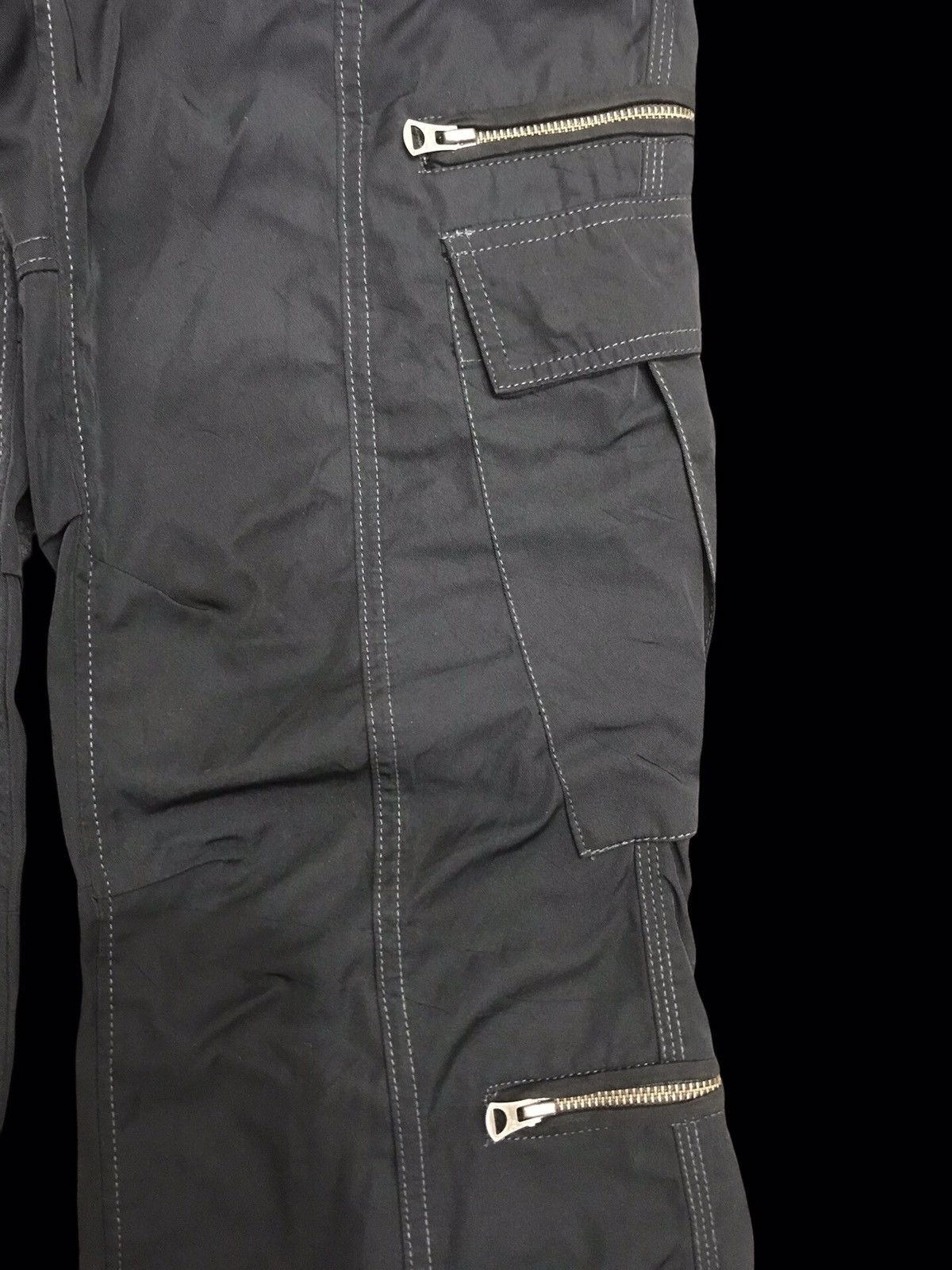 Designer 💥SUPER FLARE 💥THE OLD CIRCUS DESIGNE MULTIPOCKET PANT F293 Size US 31 - 3 Thumbnail