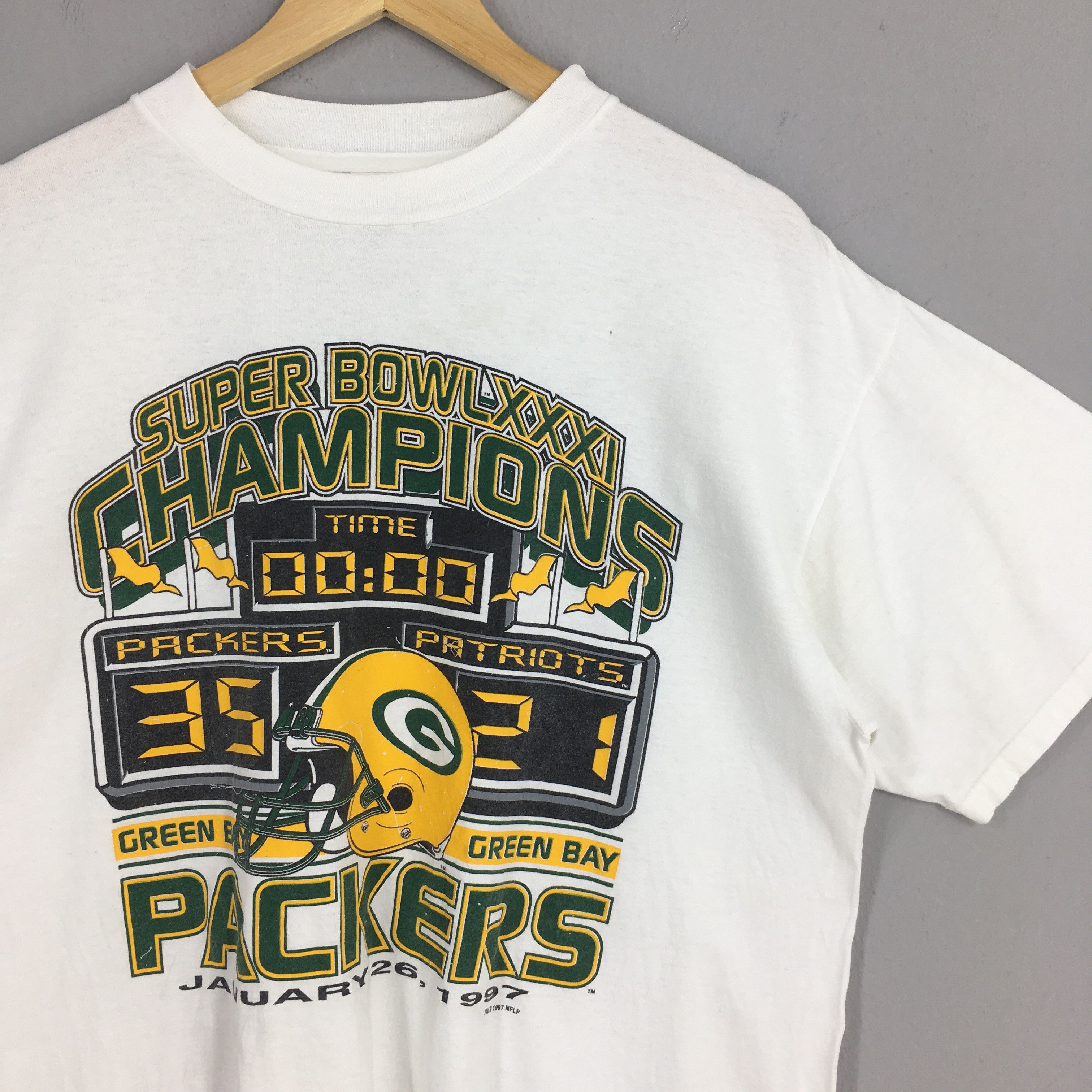 NFL Vintage Green Bay Packers Football NFL Tshirt XLarge Size US XL / EU 56 / 4 - 2 Thumbnail