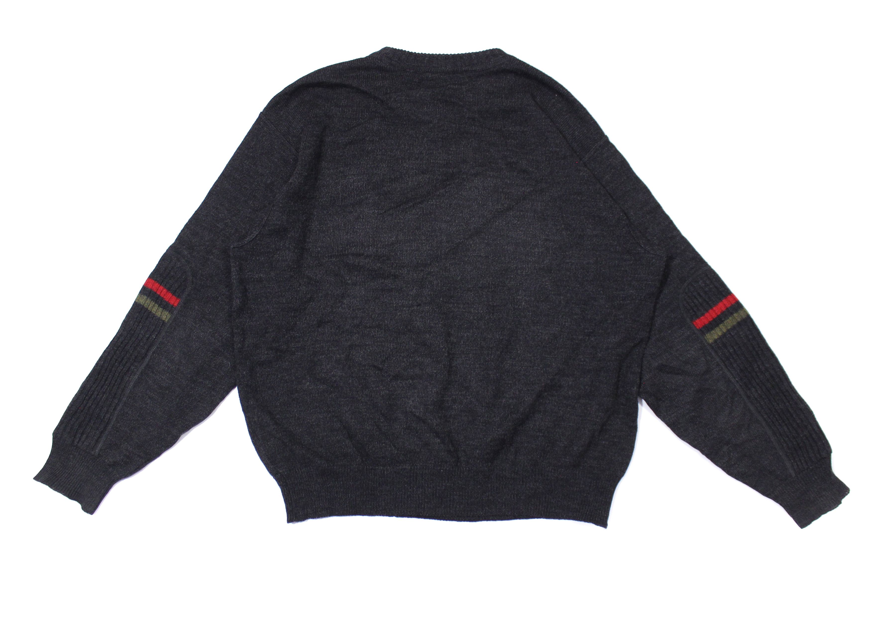Carlo Colucci × Vintage 90S Pattern Wool Acryl Knit Sweater Size US L / EU 52-54 / 3 - 2 Thumbnail