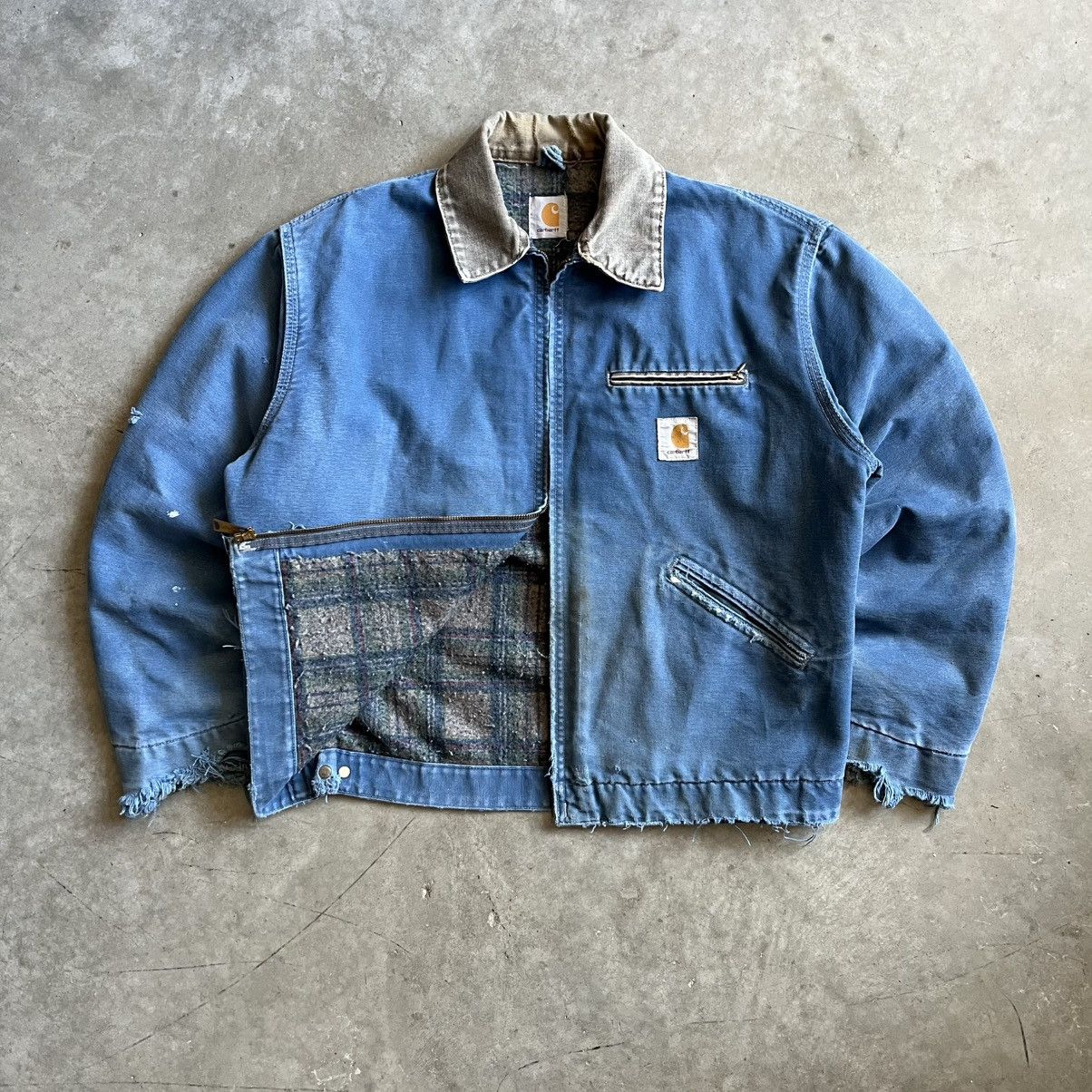 Carhartt Carhartt JB1215 Blue Detroit Jacket Rare Size Large Vintage Size US L / EU 52-54 / 3 - 1 Thumbnail