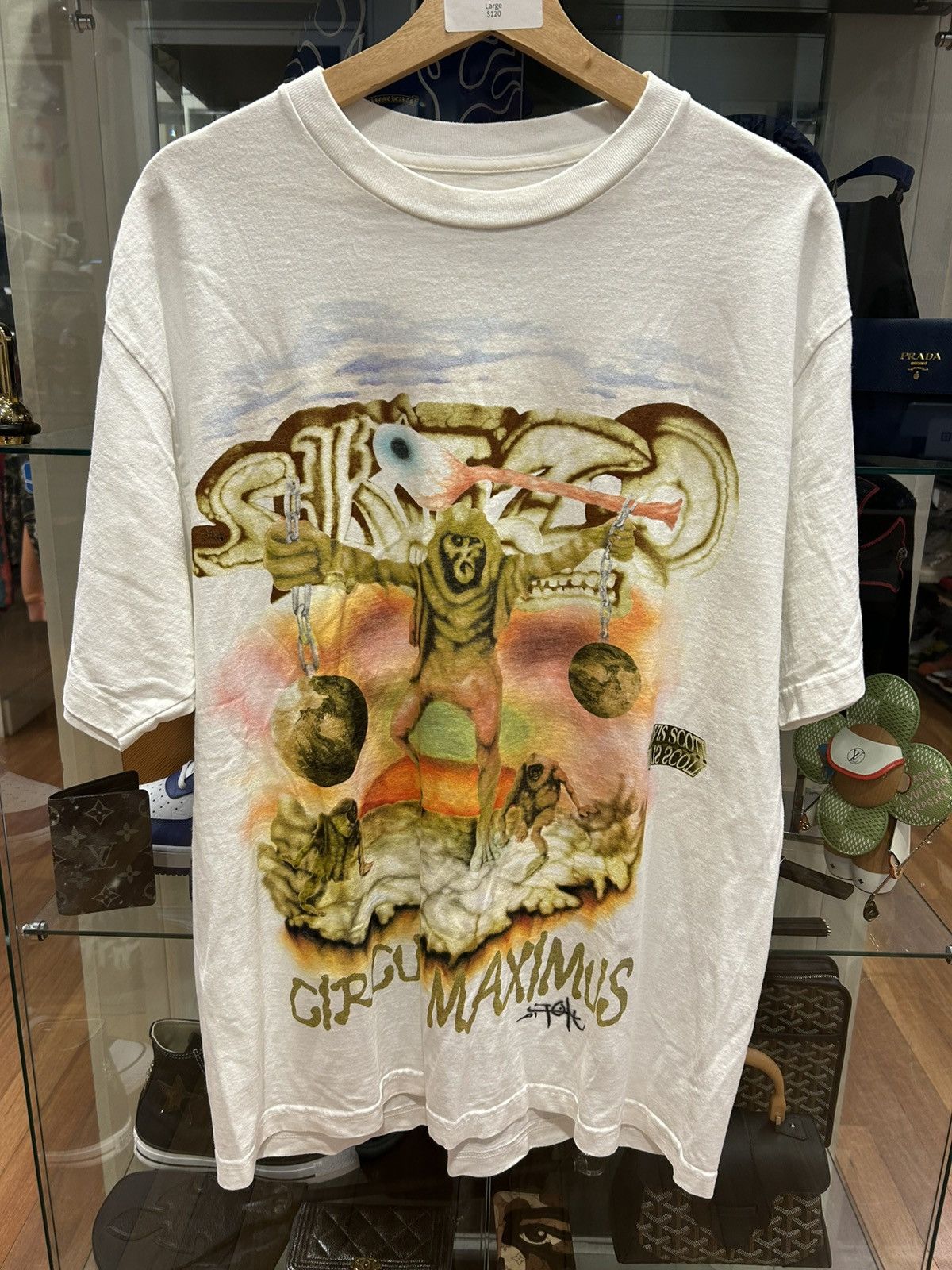 Travis Scott Travis Scott Circus Maximus Tour Tee Size US L / EU 52-54 / 3 - 1 Thumbnail